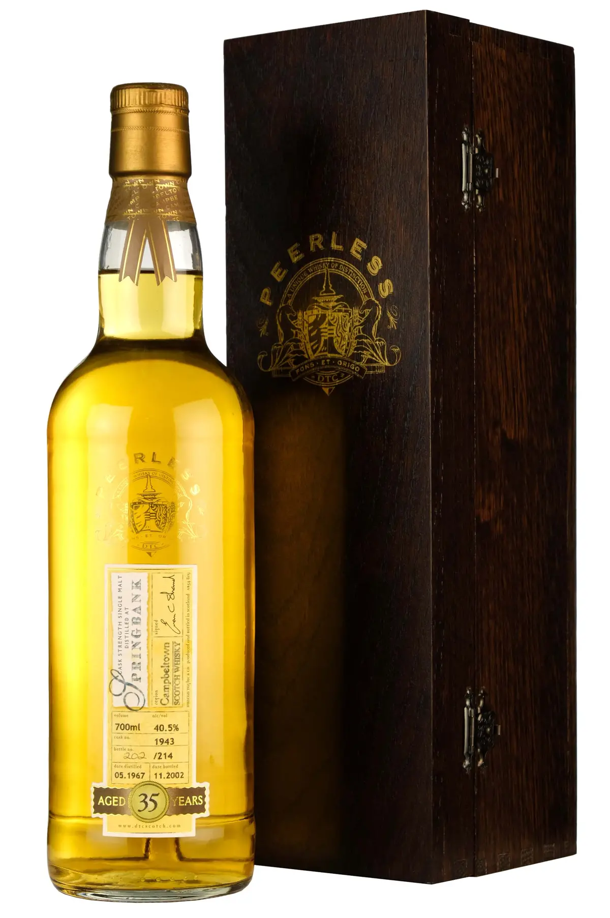 Springbank 1967-2002 | 35 Year Old Duncan Taylor Peerless Single Cask 1