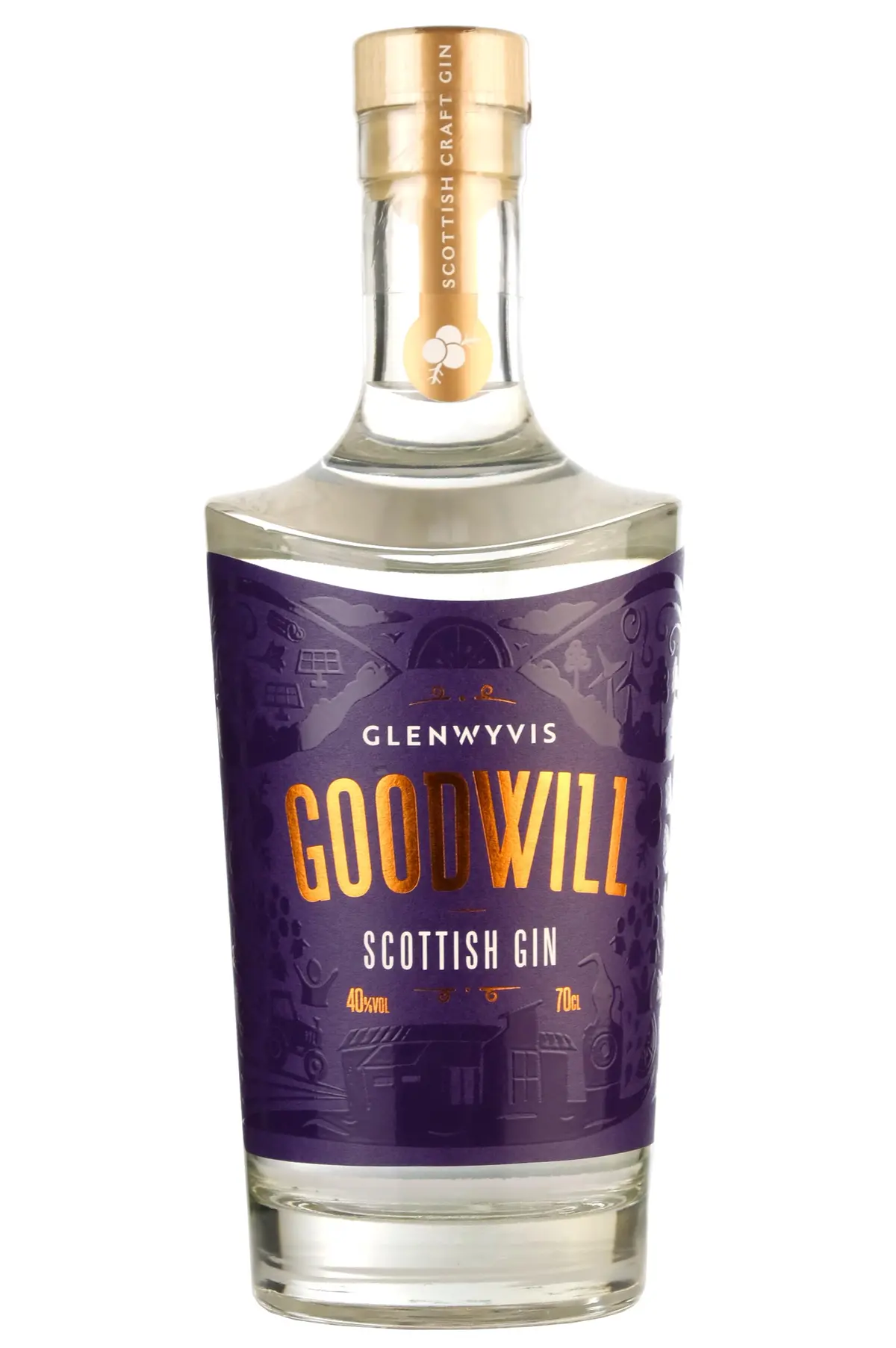Glenwyvis Goodwill Scottish Gin 1