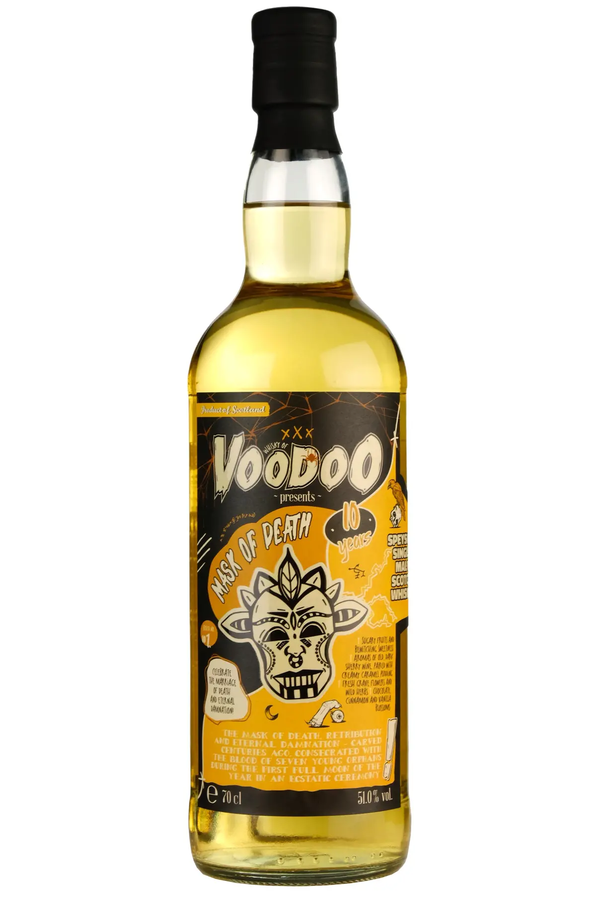Dailuaine 10 Year Old Brave New Spirits Mask Of Death Voodoo Batch 001 1