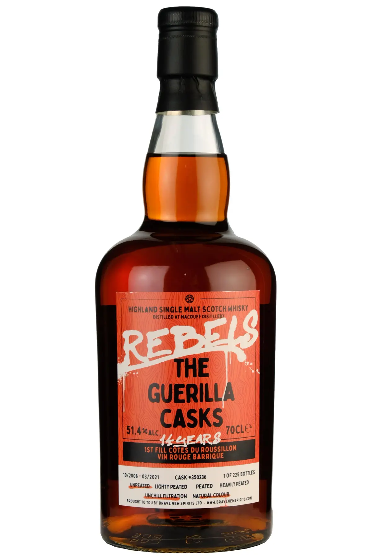 Macduff 2006-2021 | 14 Year Old Brave New Spirits Rebels The Guerilla Casks 1