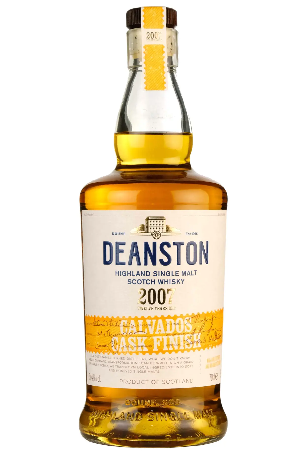 Deanston 2007 12 Year Old Calvados Cask Finish | Distillery Exclusive 1