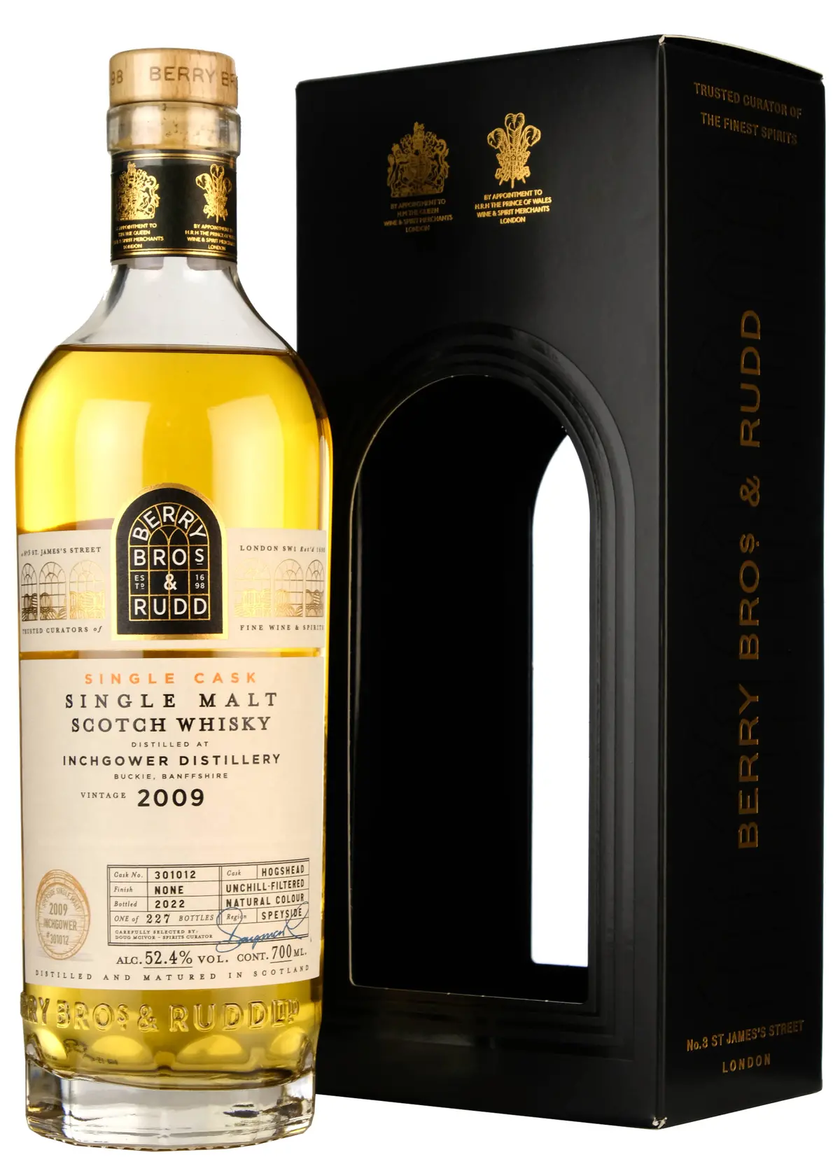 Inchgower 2009-2022 | 13 Year Old Berry Bros & Rudd Single Cask 301012 1