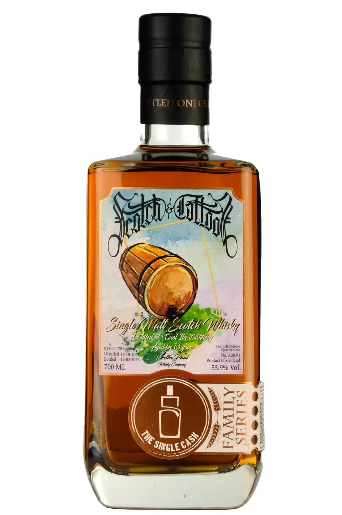 Caol Ila 2008-2022 | 13 Year Old Scotch & Tattoos | Cask 318693 1