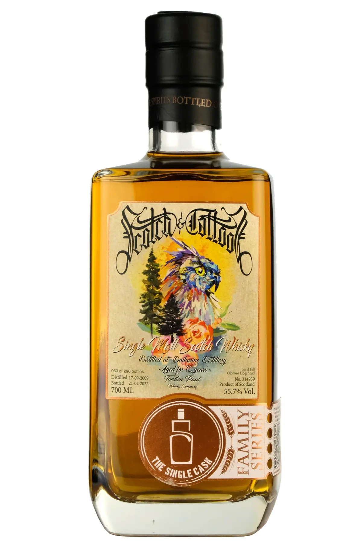 Dailuaine 2009-2022 | 12 Year Old Scotch & Tattoos | Cask 314939 1