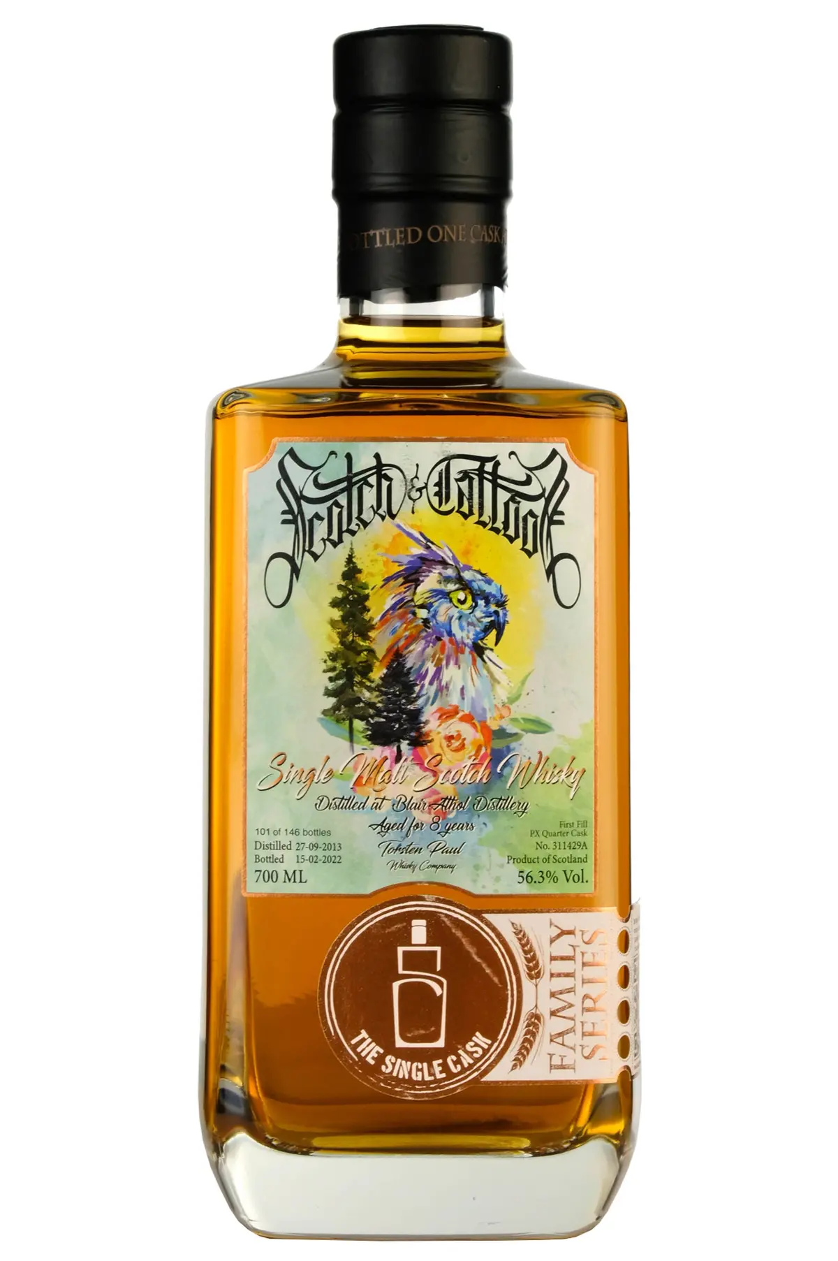 Blair Athol 2013-2022 | 8 Year Old Scotch & Tattoos | Cask 311429A 1