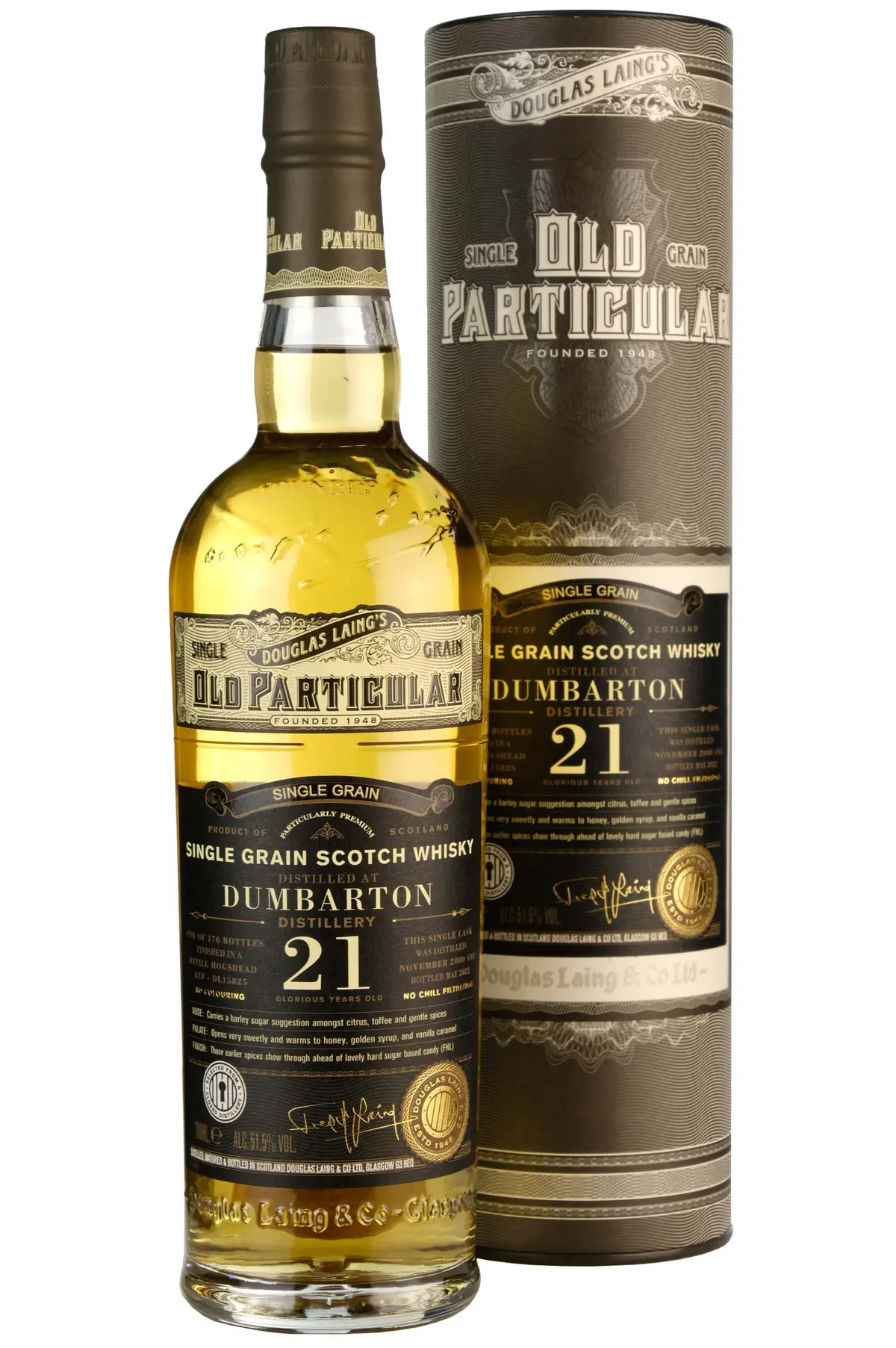 Dumbarton 2000-2022 | 21 Year Old | Old Particular | Single Cask Dl15825 1