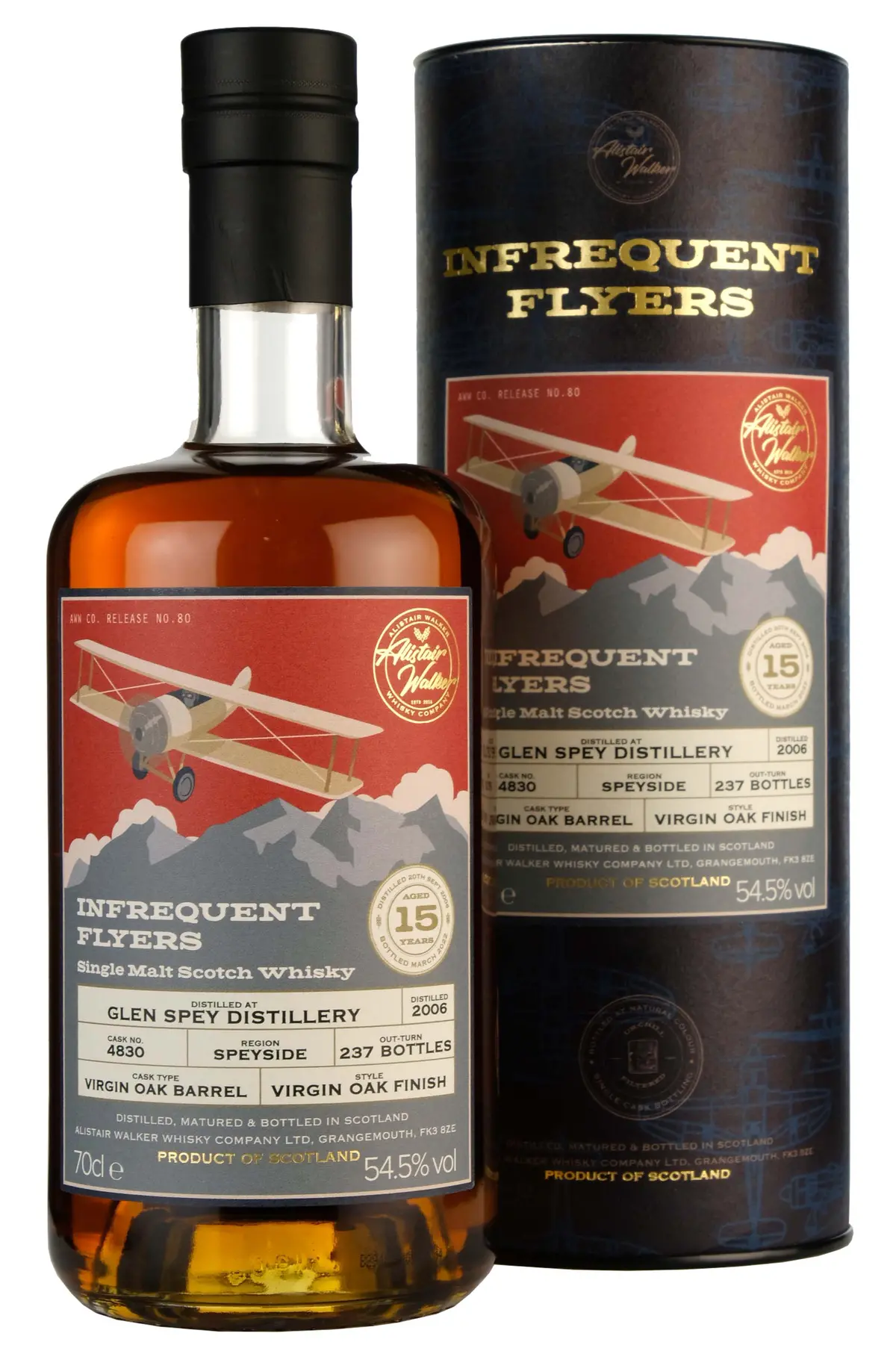 Glen Spey 2006-2022 | 15 Year Old Infrequent Flyers Cask 4830 1