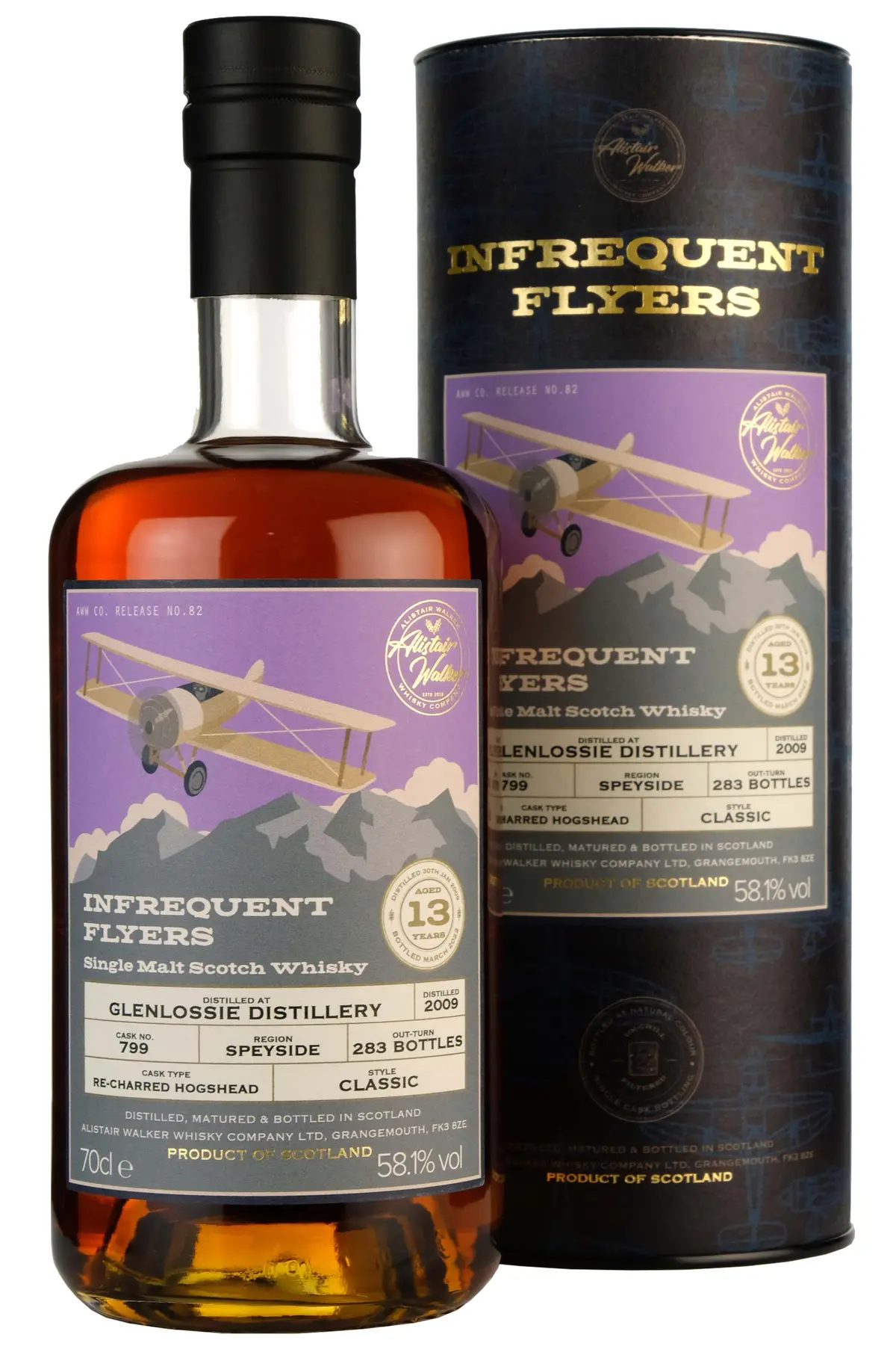 Glenlossie 2009-2022 | 13 Year Old Infrequent Flyers Cask 799 1