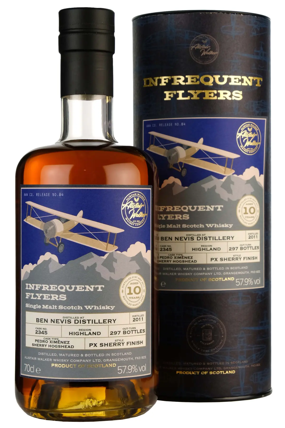 Ben Nevis 2011-2022 | 10 Year Old Infrequent Flyers Cask 2345 1