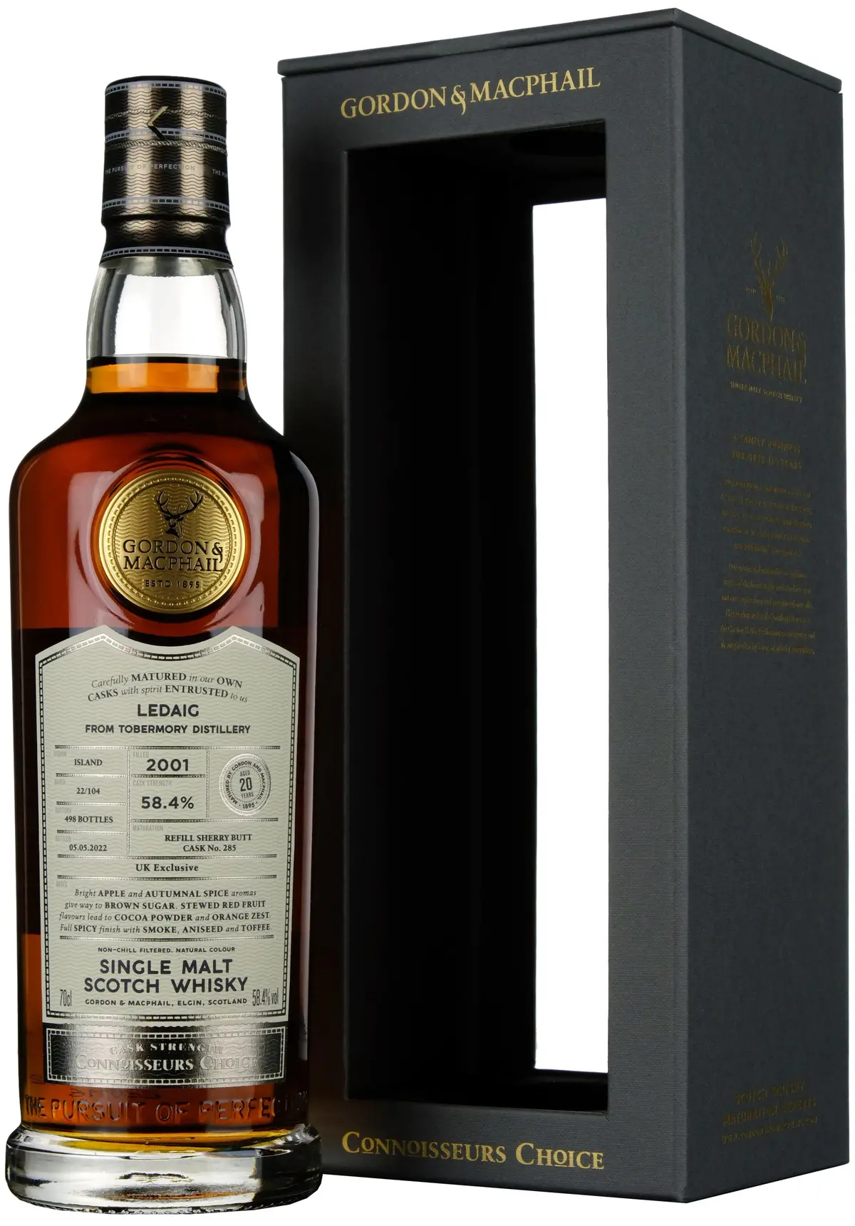 Ledaig 2001-2022 | 20 Year Old Gordon & Macphail Connoisseurs Choice Single Cask 285 Uk Exclusive 1