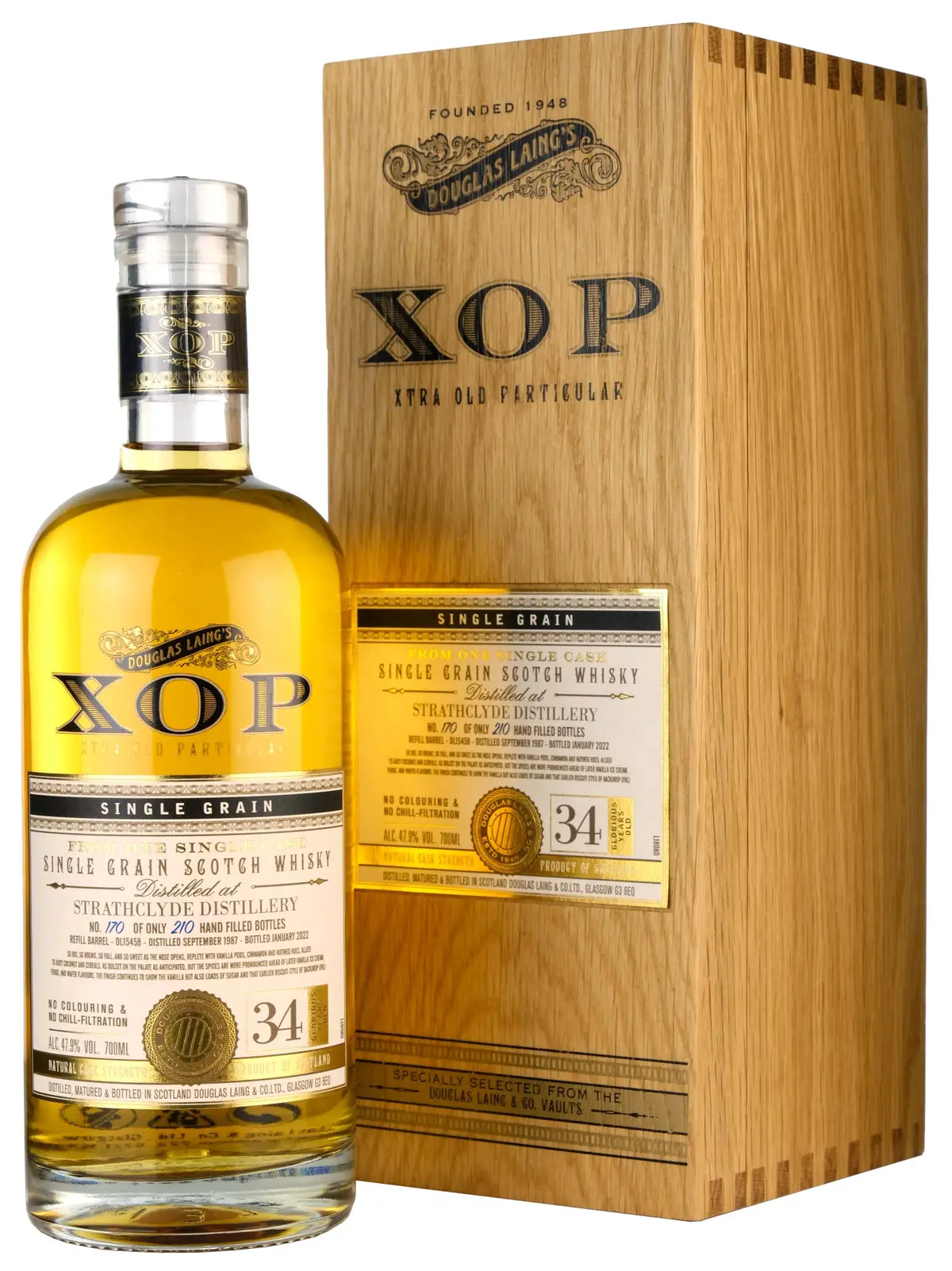 Strathclyde 1987-2022 | 34 Year Old Douglas Laing Xop Single Cask Dl15458 1