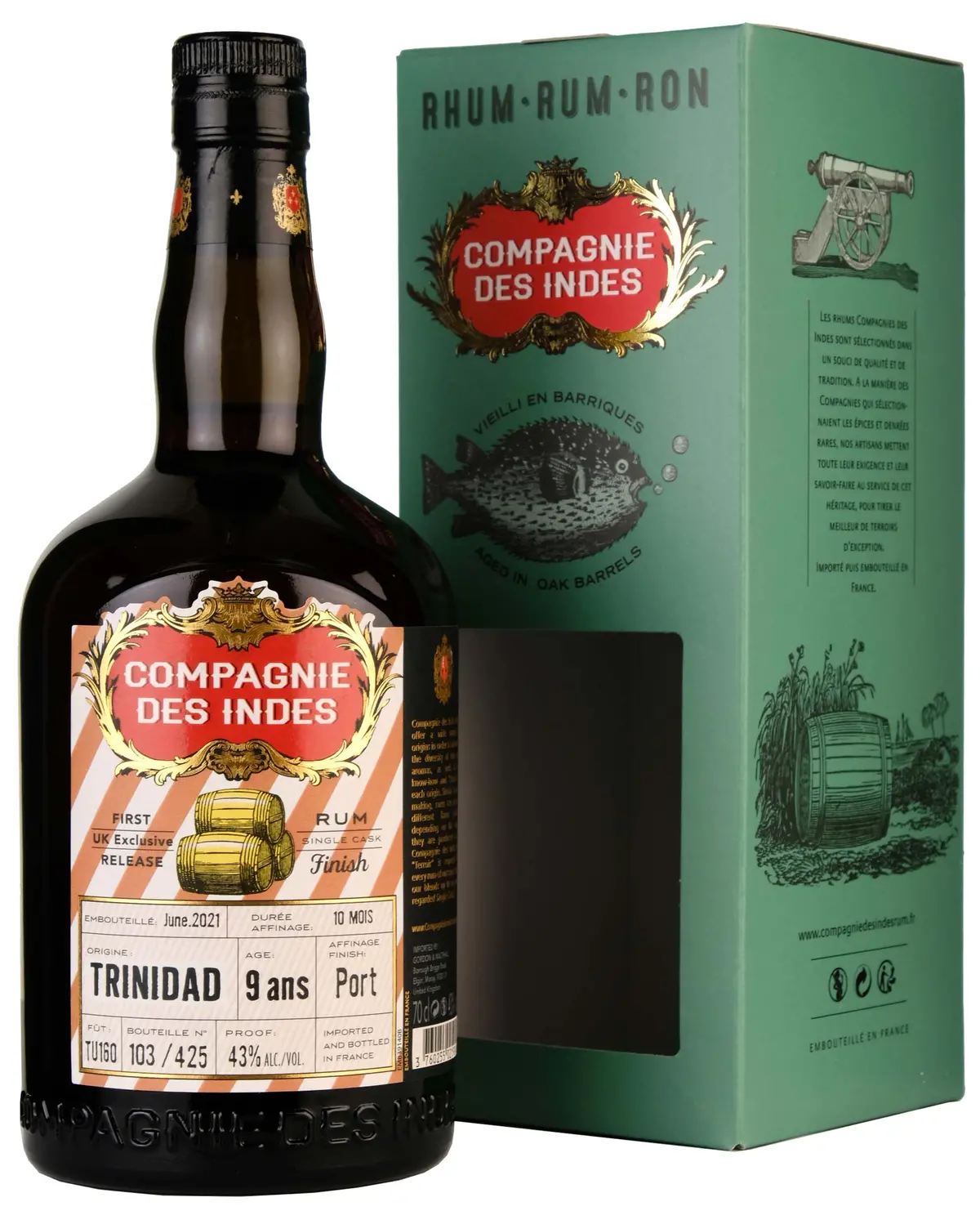 Compagnie Des Indes Trinidad 9 Year Old | Single Cask Uk Exclusive 1