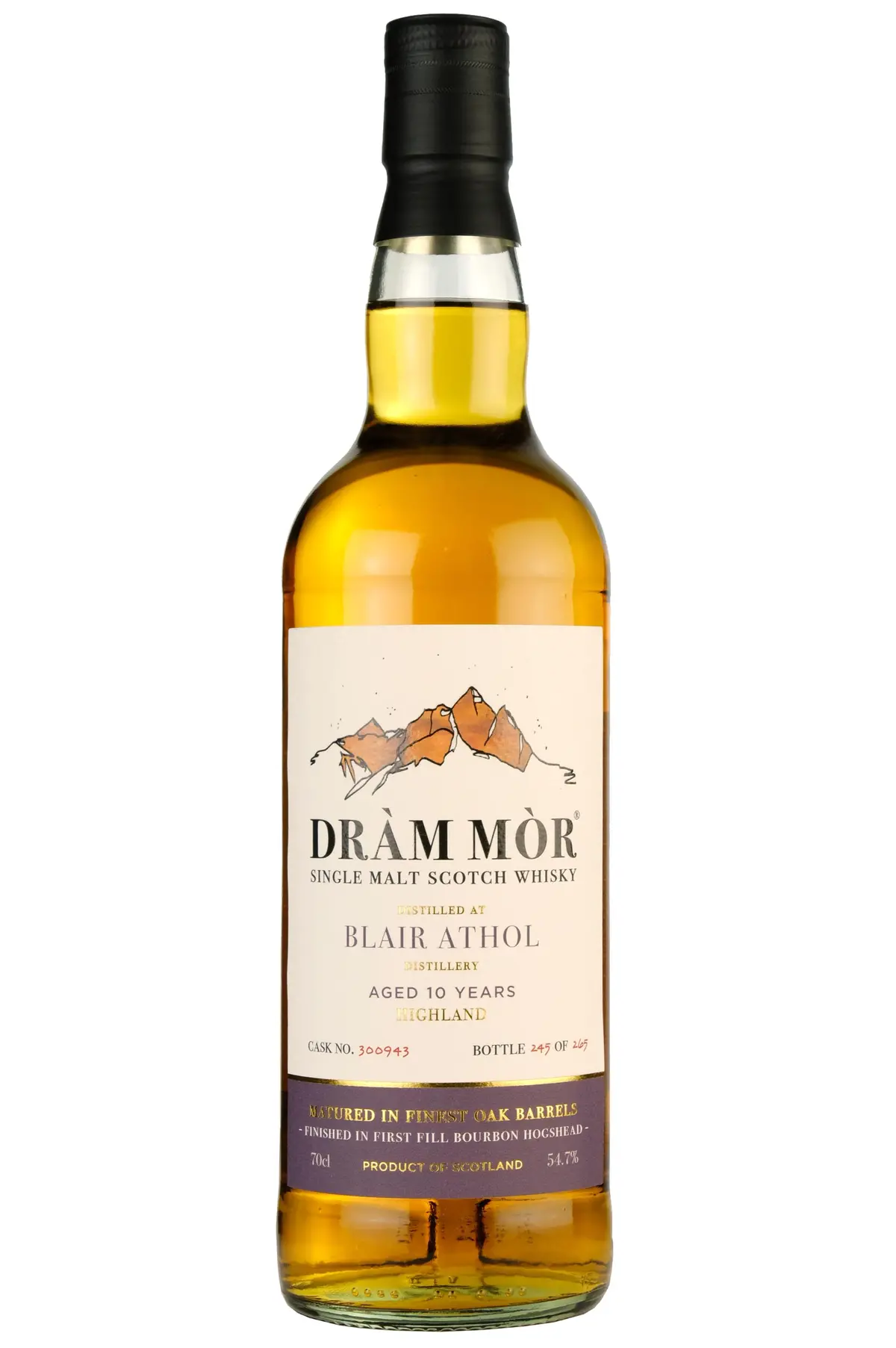 Blair Athol 2011-2022 | 10 Year Old Dram Mor Cask 300943 1