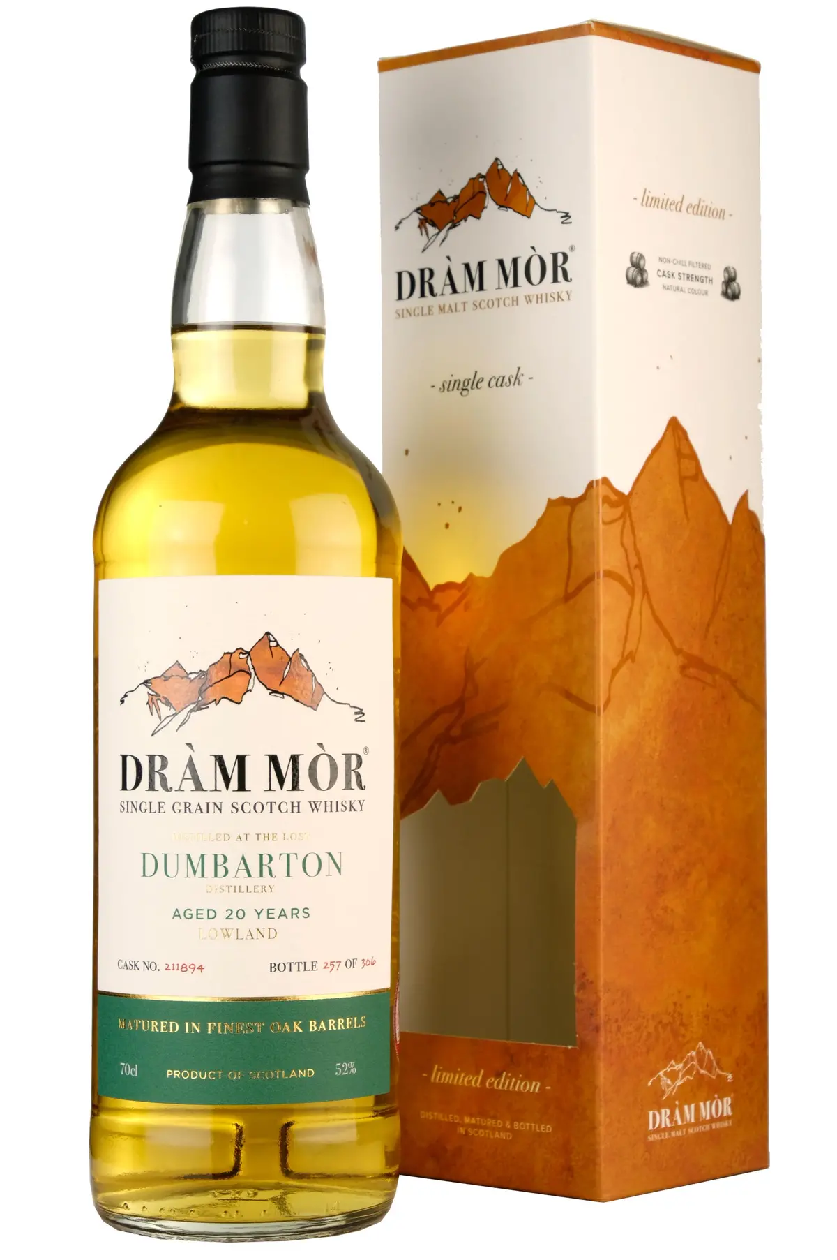 Dumbarton 2000-2021 | 20 Year Old Dram Mor Cask 211894 1