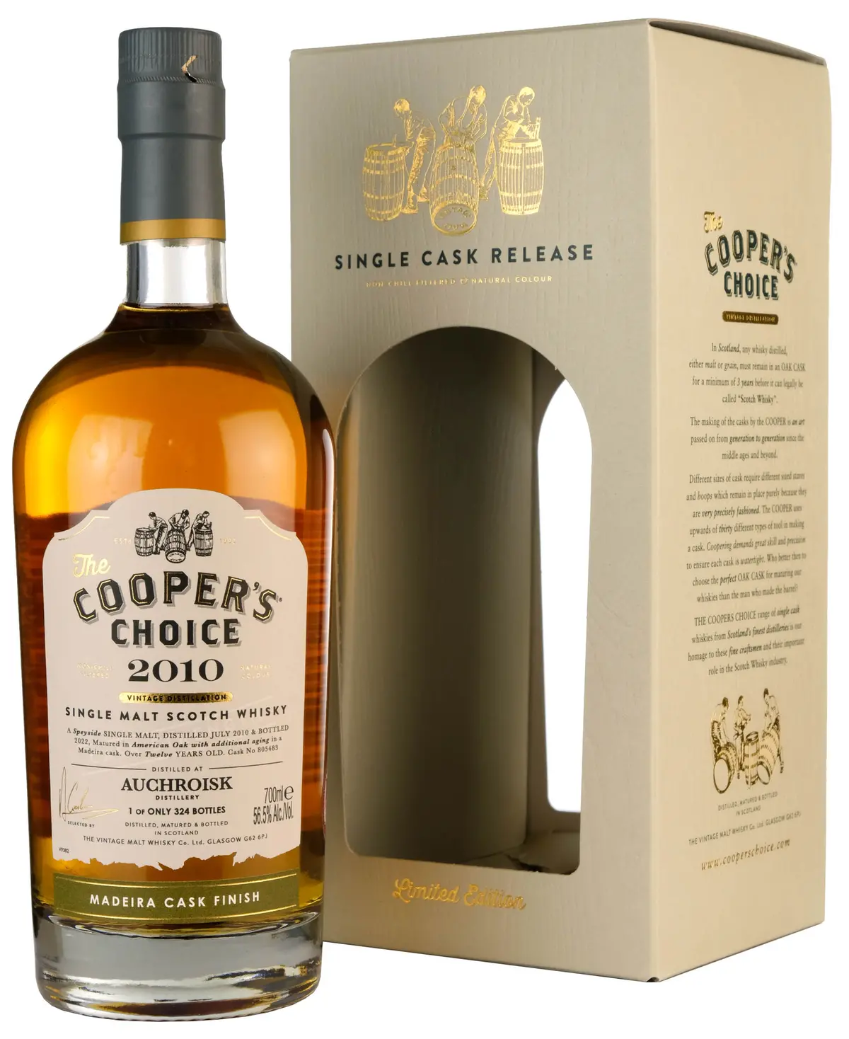 Auchroisk 2010-2022 | 12 Year Old Cooper's Choice Single Cask 805483 1