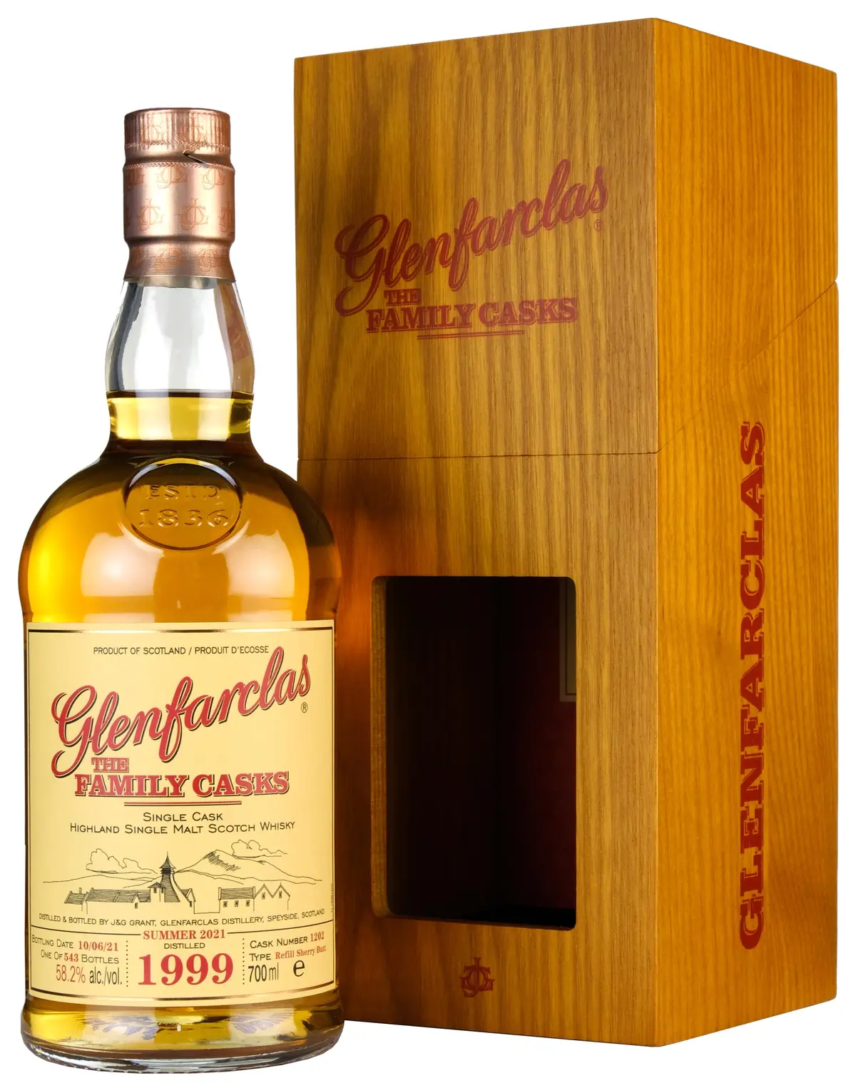 Glenfarclas 1999-2021 | 21 Year Old The Family Cask 1202 1