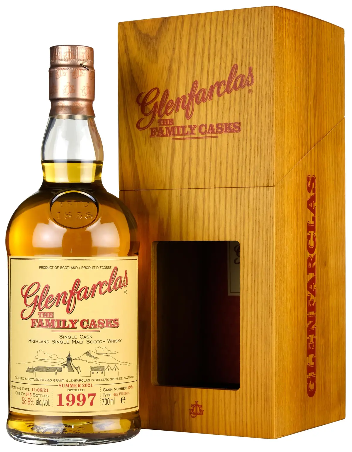 Glenfarclas 1997-2021 | 23 Year Old The Family Cask 5964 1