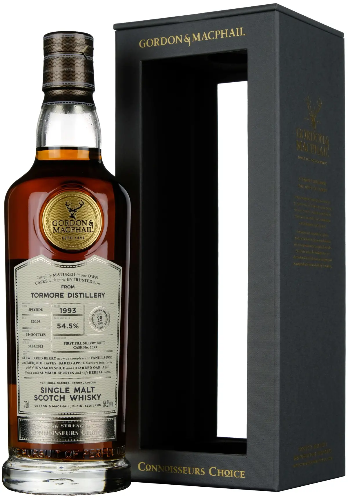 Tormore 1993-2022 | 29 Year Old Gordon & Macphail Connoisseurs Choice Single Cask 5053 1