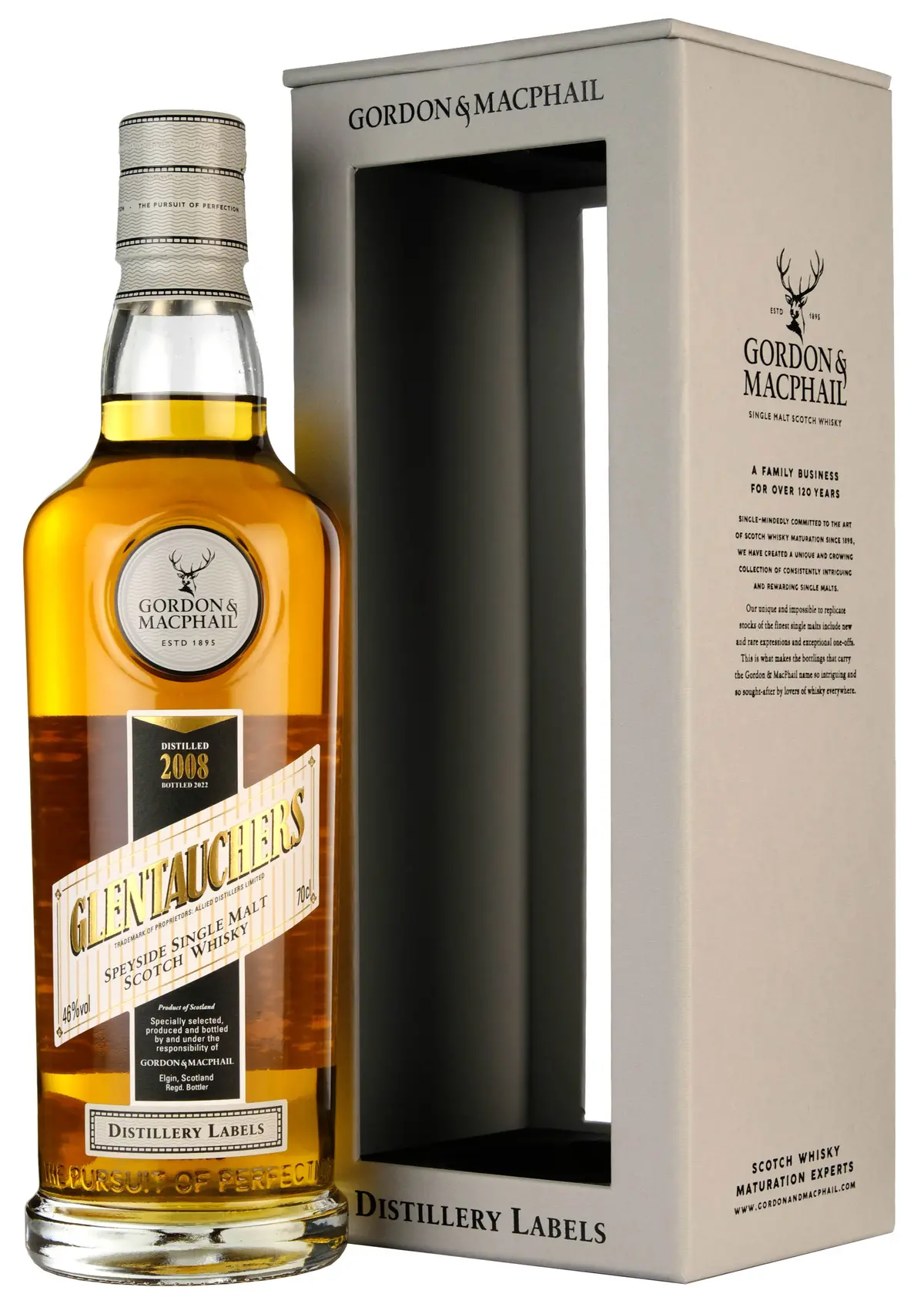 Glentauchers 2008-2022 Gordon & Macphail Distillery Labels 1