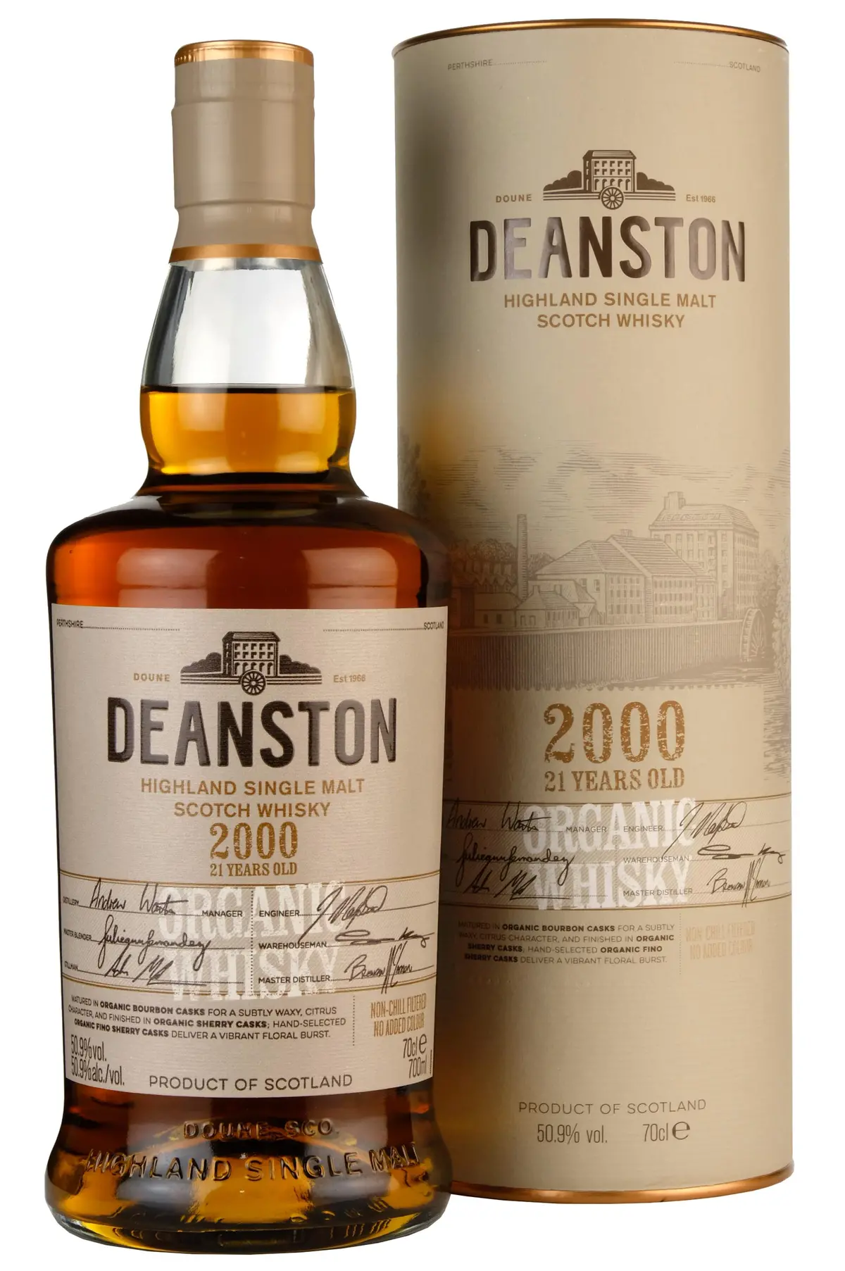 Deanston 2000-2022 | 21 Year Old Organic Fino Sherry Finish 1