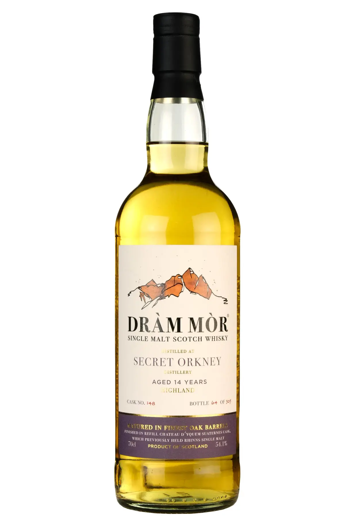 Secret Orkney 2008-2022 | 14 Year Old Dram Mor Single Cask 148 1