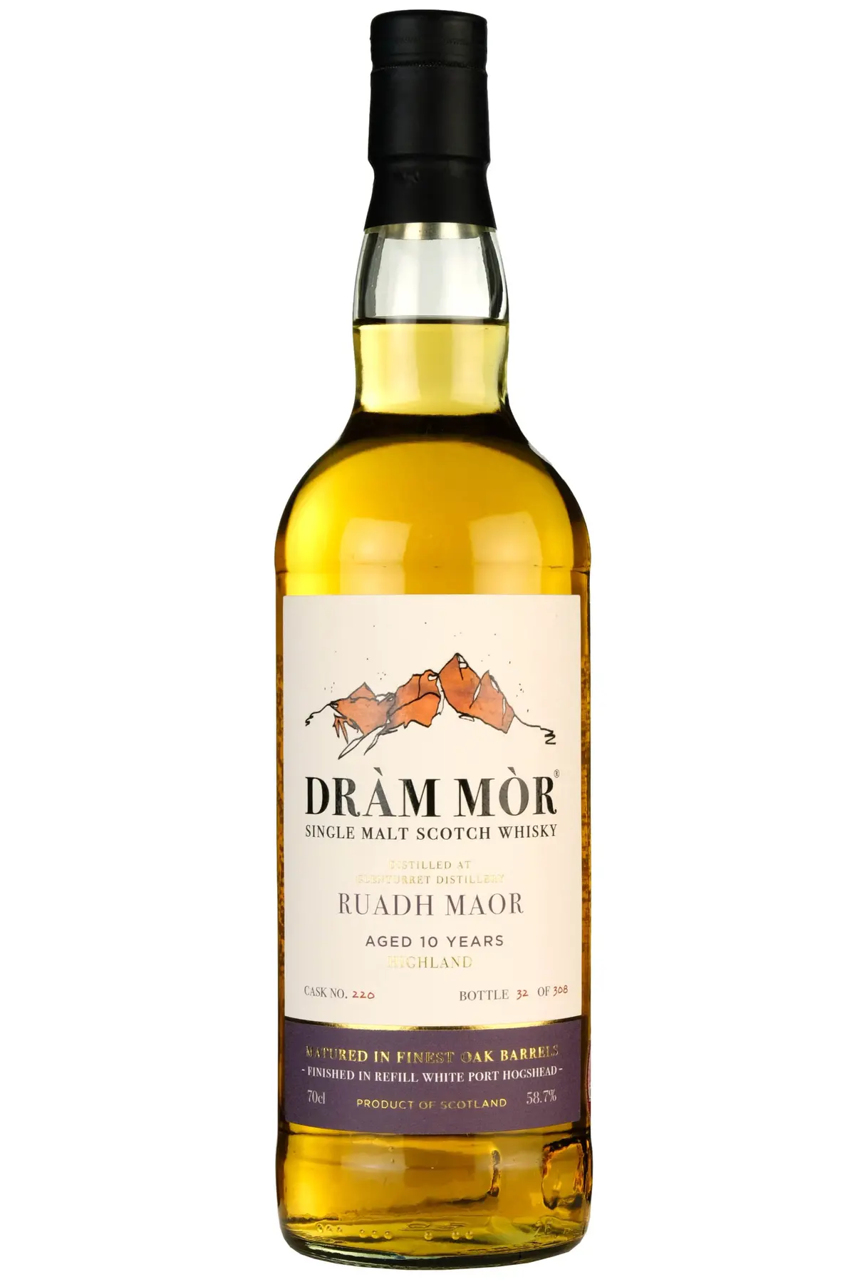 Ruadh Maor (Glenturret) 2012-2022 | 10 Year Old Dram Mor Single Cask 220 1