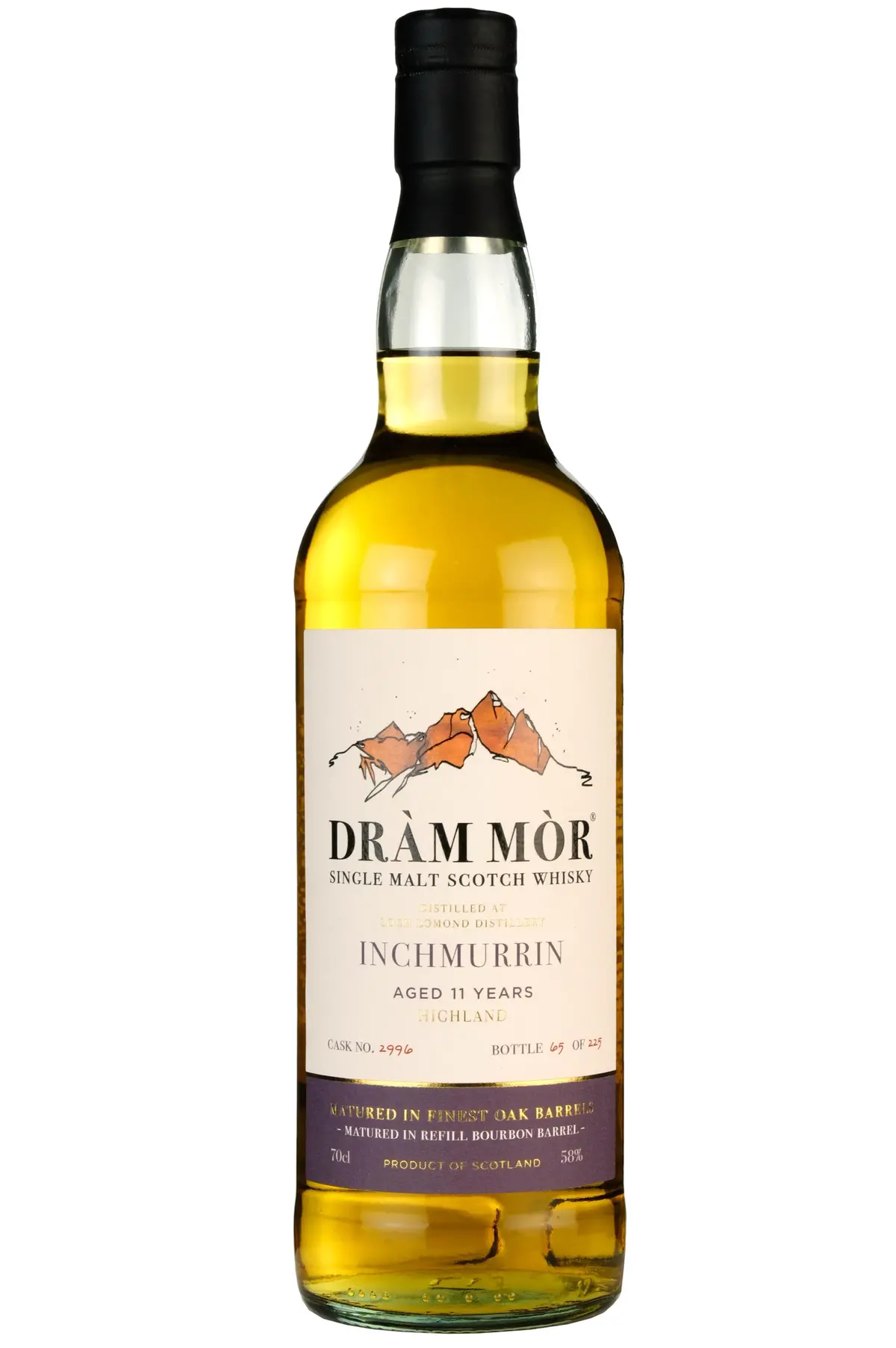 Inchmurrin 2011-2022 | 11 Year Old Dram Mor Single Cask 2996 1
