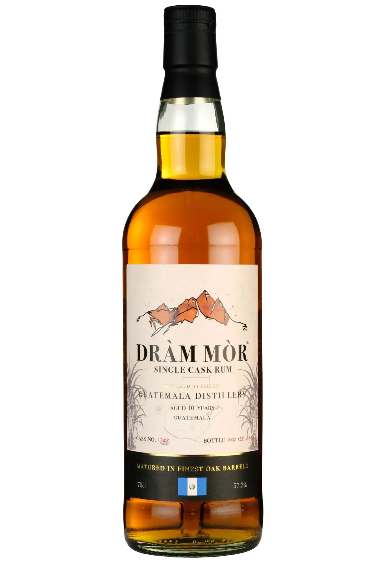 Secret Guatemala Rum 2012-2022 | 10 Year Old | Dram Mor Single Cask #1727 1