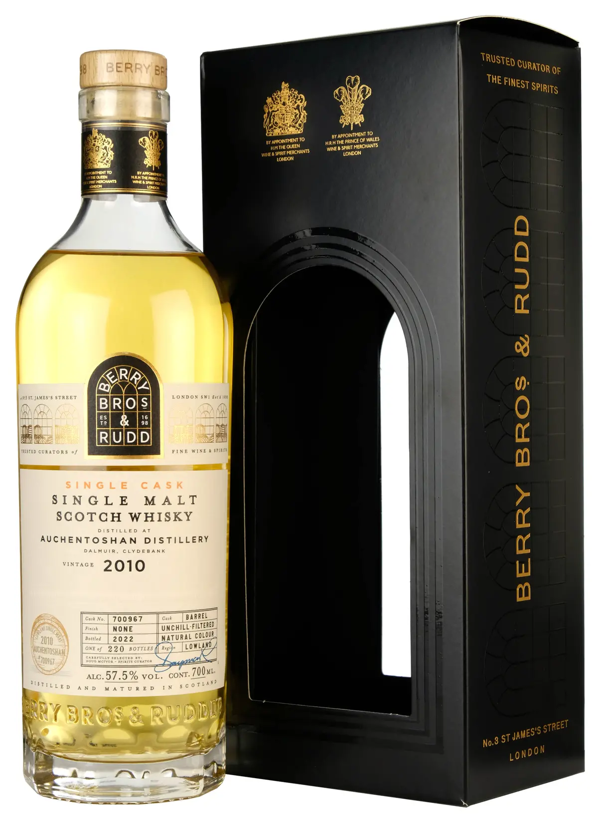Auchentoshan 2010-2022 | 12 Year Old | Berry Bros & Rudd Single Cask 700967 1