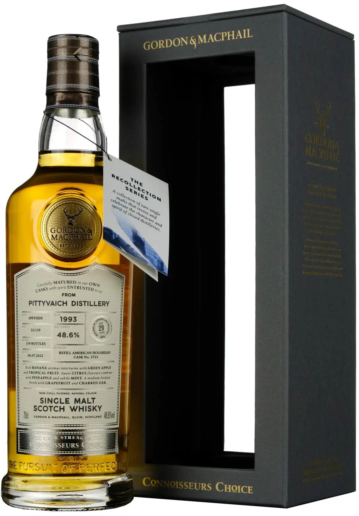 Pittyvaich 1993-2022 | 29 Year Old Gordon & Macphail Connoisseurs Choice Single Cask 3723 The Recollection 1