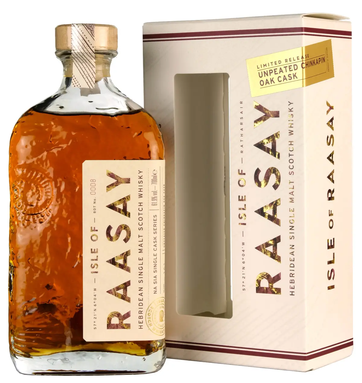 Isle Of Raasay Na Sia Single Cask Series | Unpeated Chinkapin Oak Cask #19/164 1