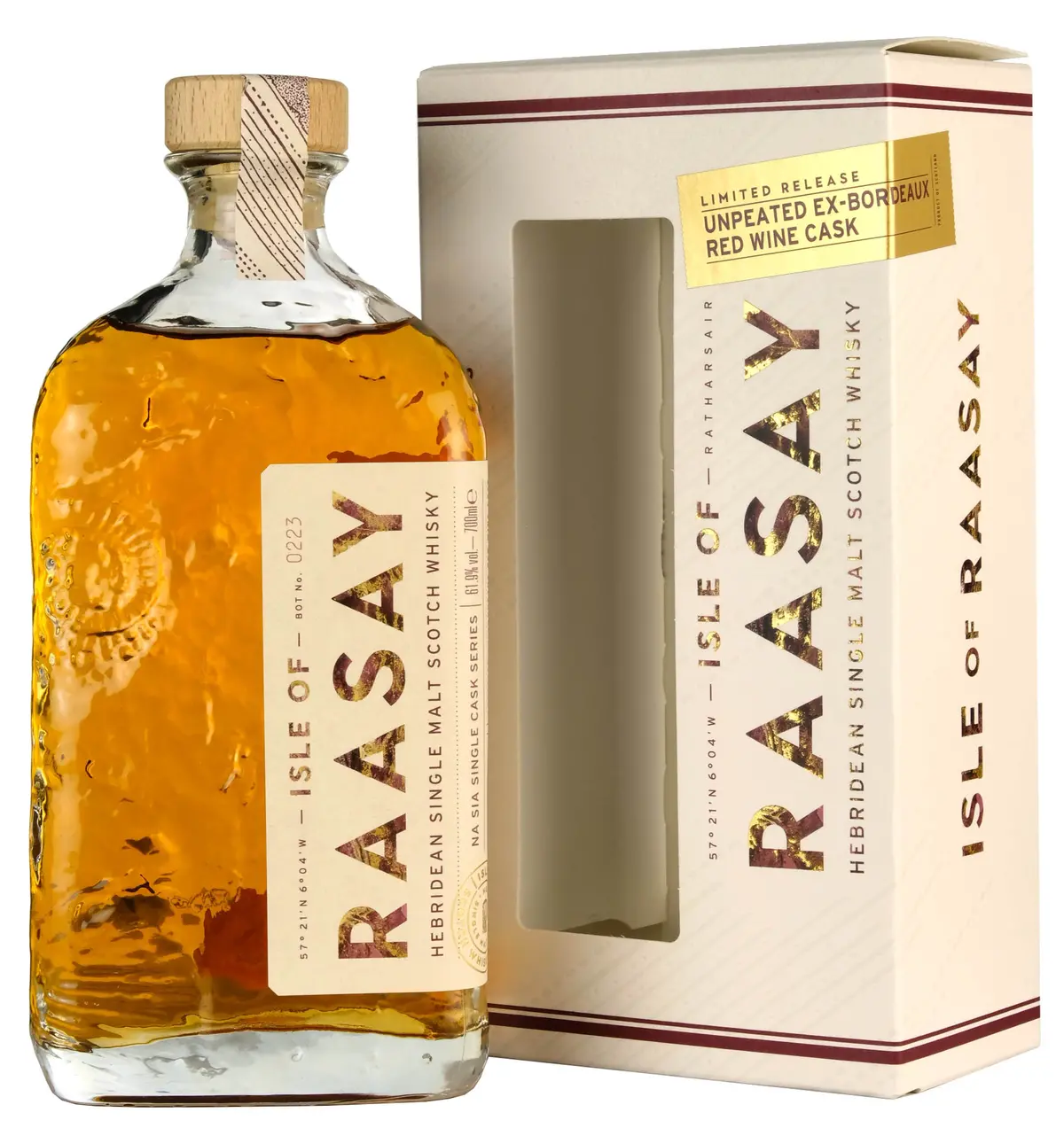 Isle Of Raasay Na Sia Single Cask Series | Unpeated Ex-Bordeaux Red Wine Cask #18/247 1