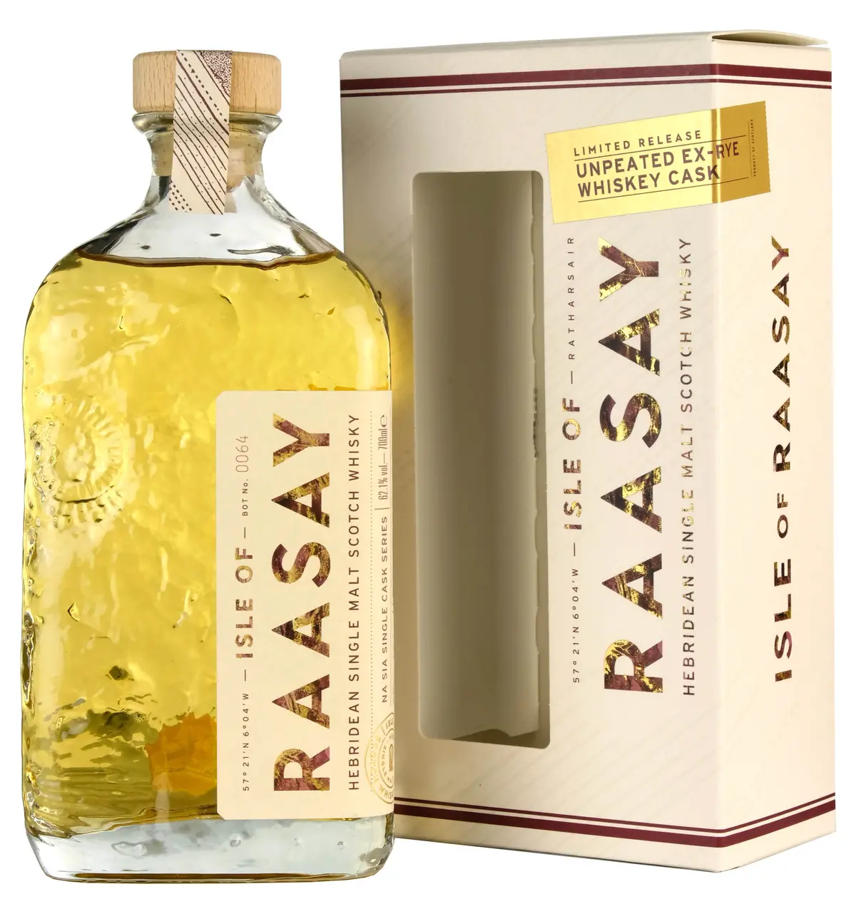 Isle Of Raasay Na Sia Single Cask Series | Unpeated Ex-Rye Whiskey Cask #19/269 1