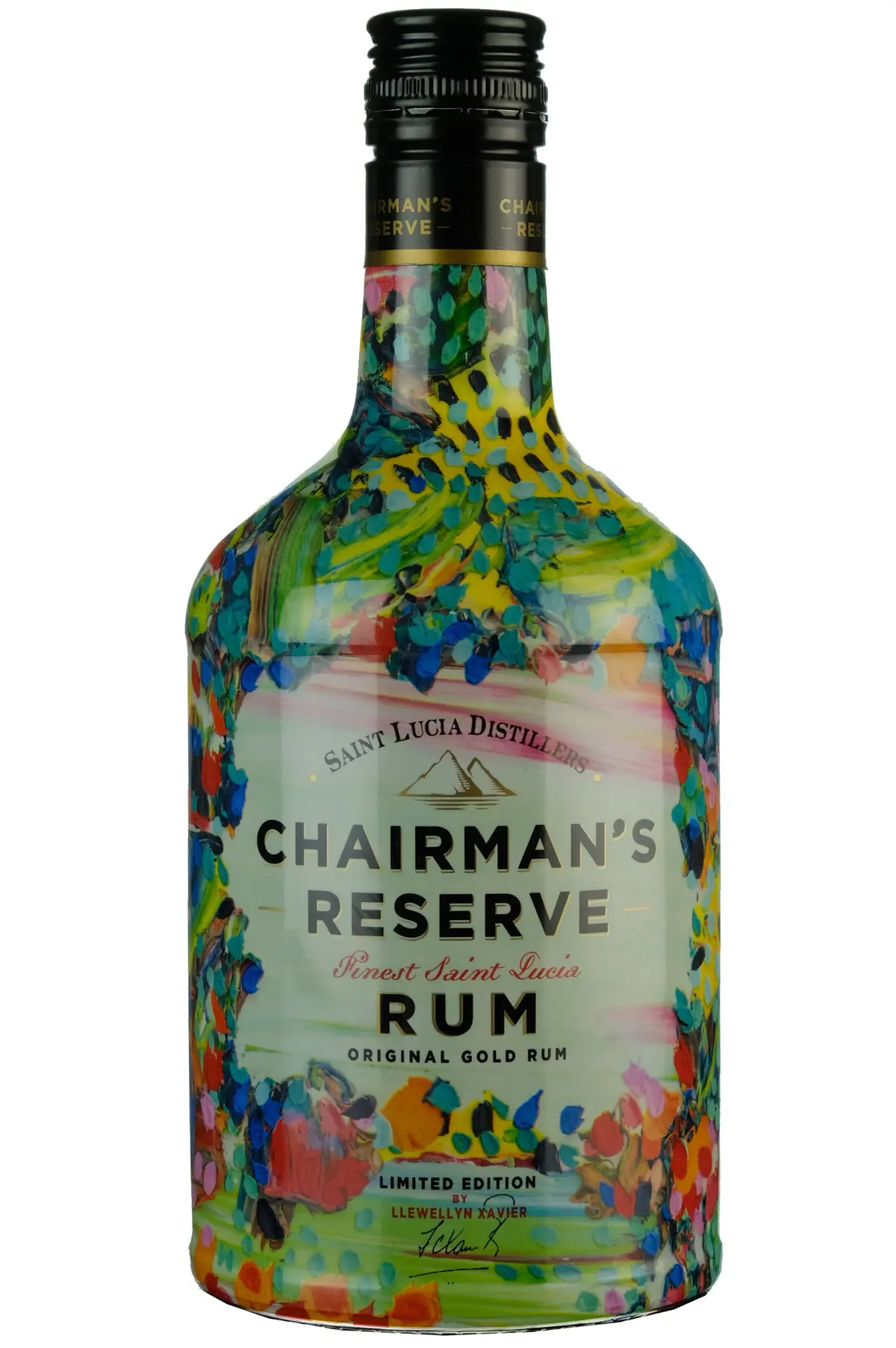 St Lucia Distillers Chairman's Reserve Original Gold Rum Llewellyn Xavier Limited Edition 1