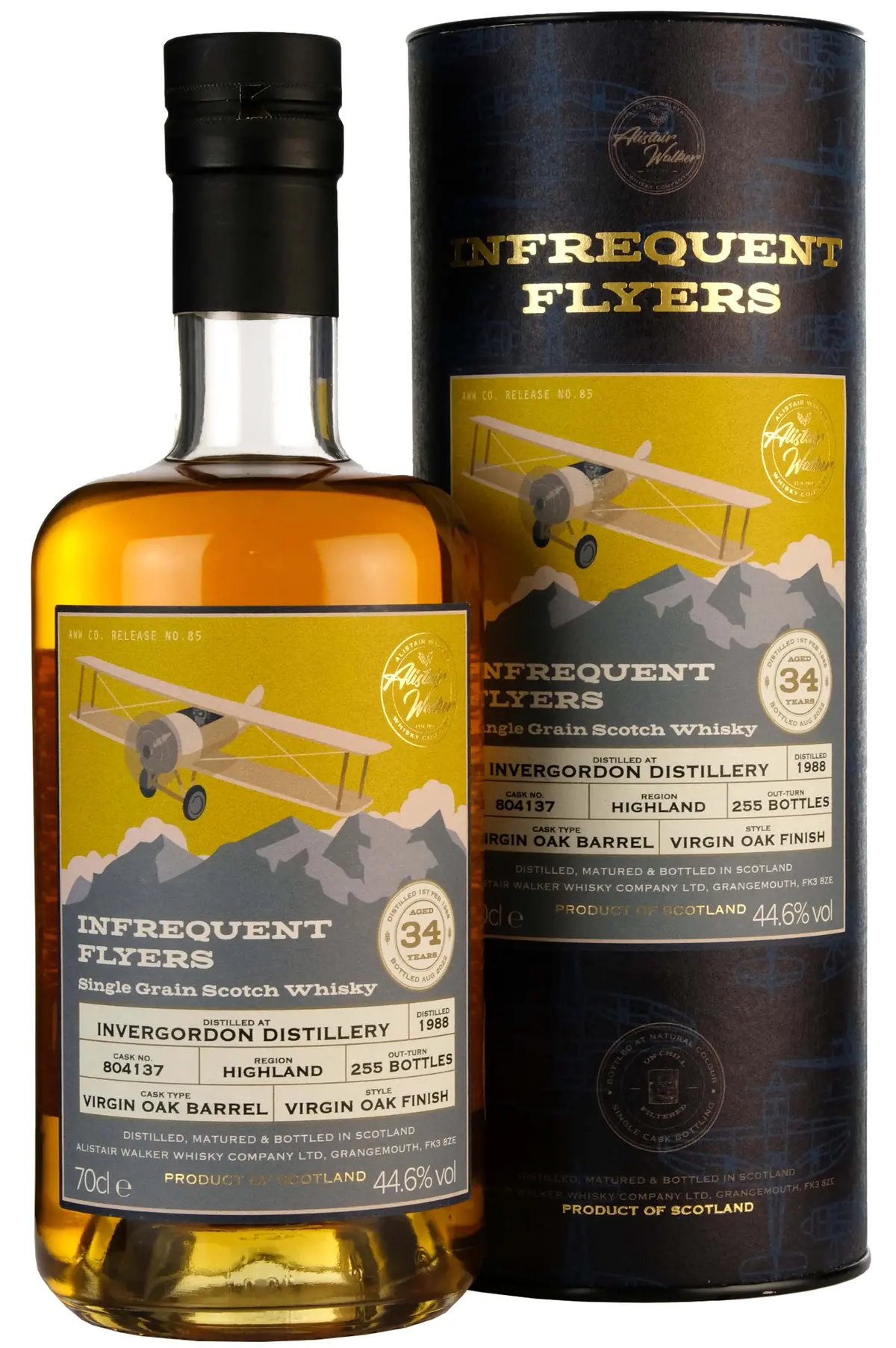 Invergordon 1988-2022 | 34 Year Old Infrequent Flyers Single Cask 804137 1