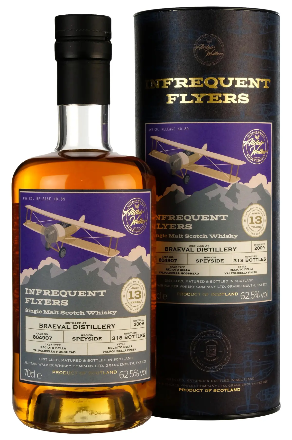 Braeval 2009-2022 | 13 Year Old Infrequent Flyers | Single Cask 804907 1