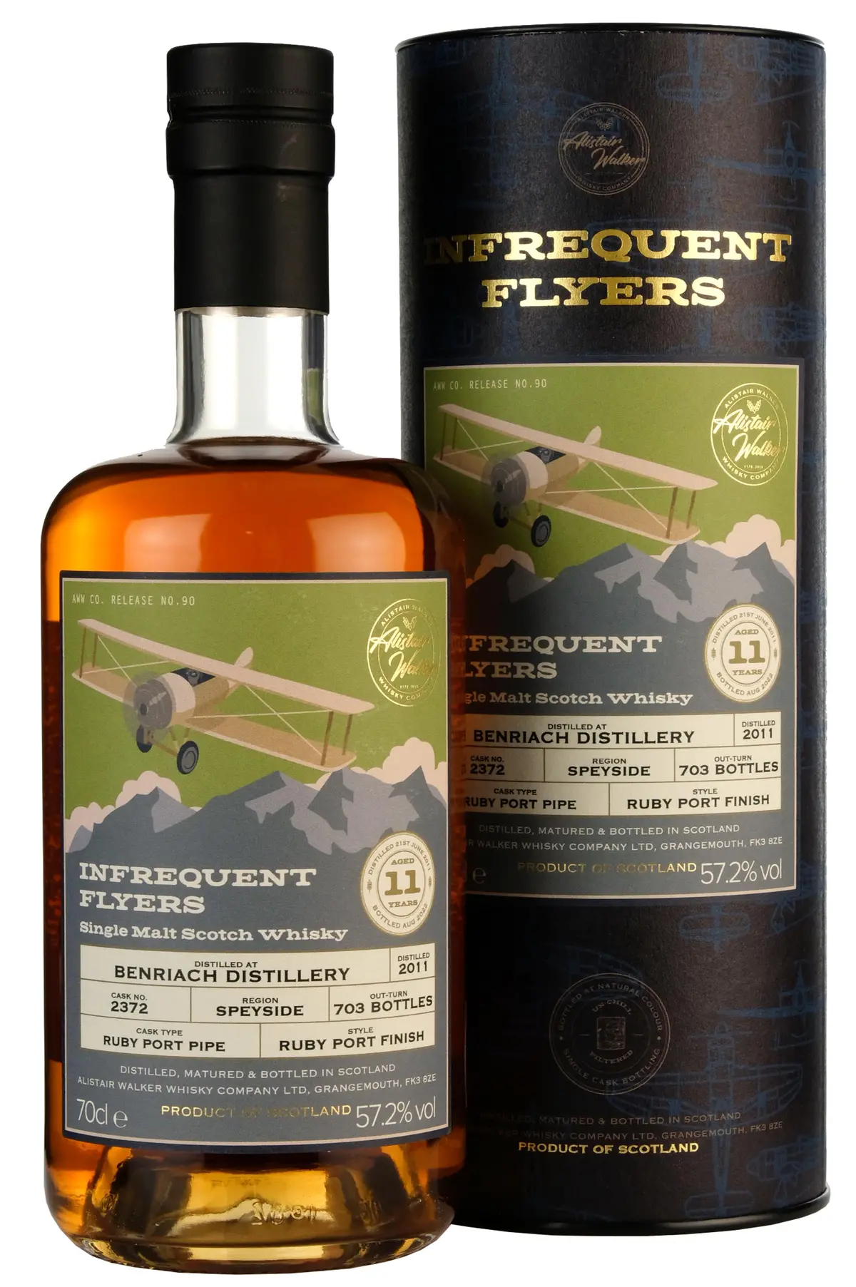 Benriach 2011-2022 | 11 Year Old Infrequent Flyers | Single Cask 2372 1
