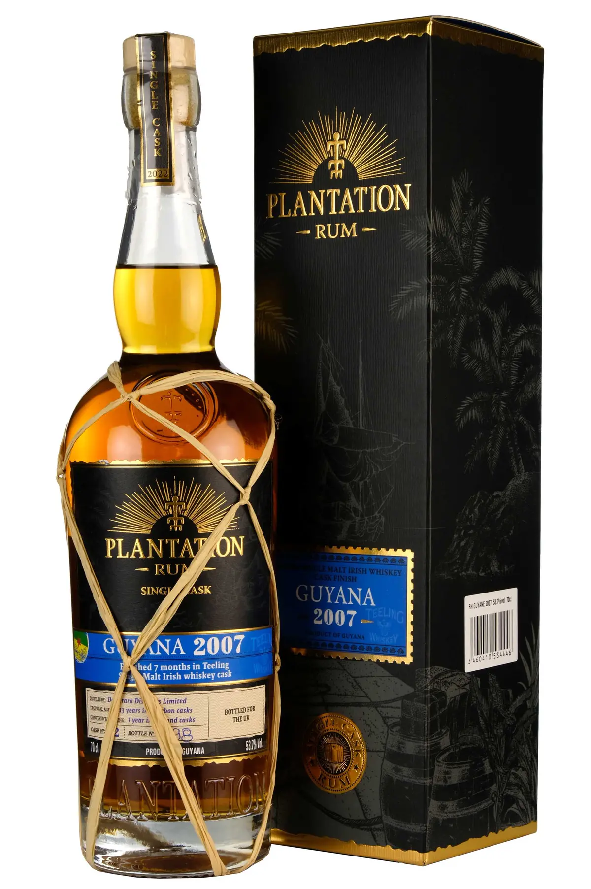 Plantation 2007-2022 | 14 Year Old Single Cask Guyana Rum | Teeling Cask Finish 1