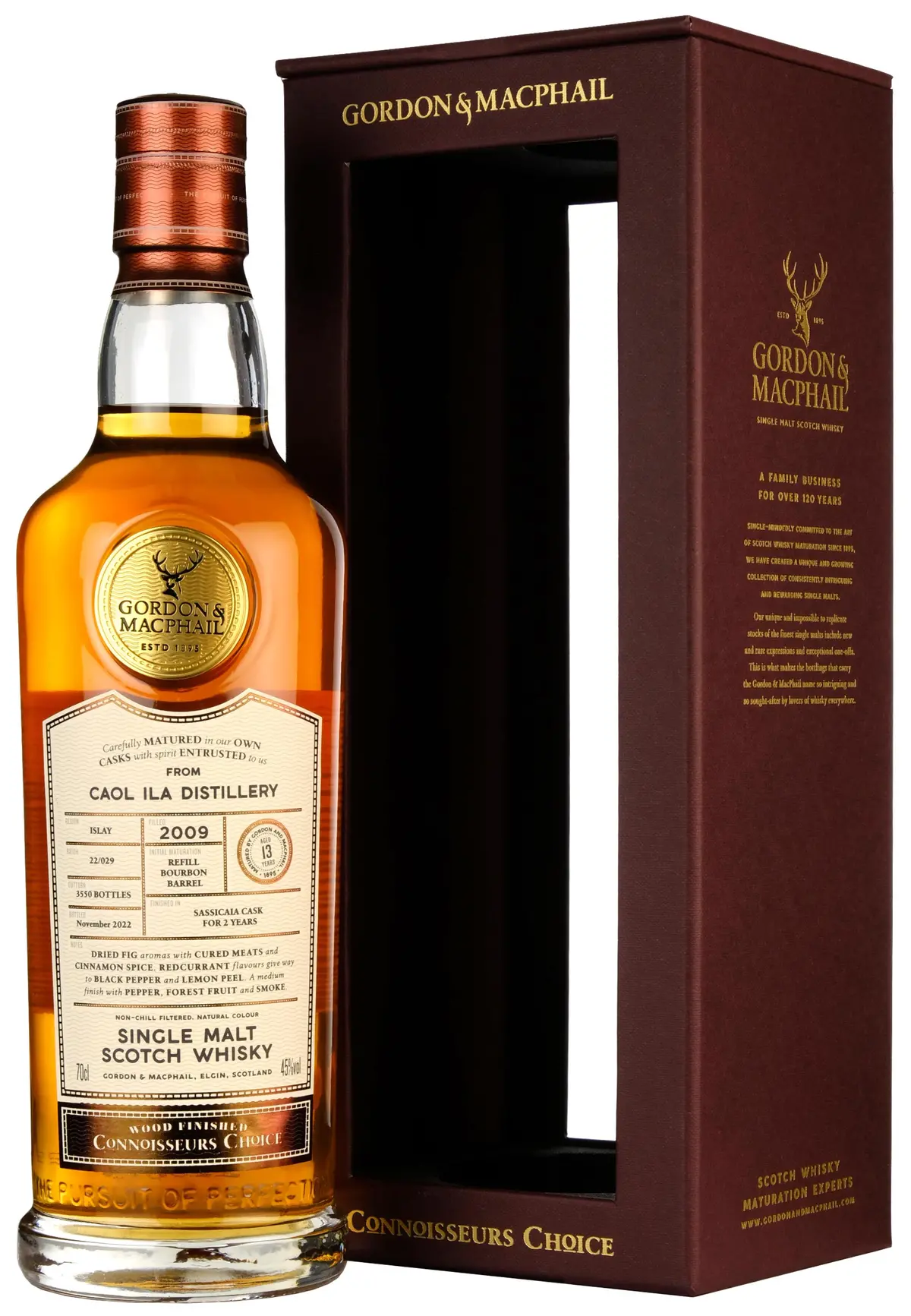 Caol Ila 2009-2022 | 13 Year Old Connoisseurs Choice Sassicaia Wood Finish 1