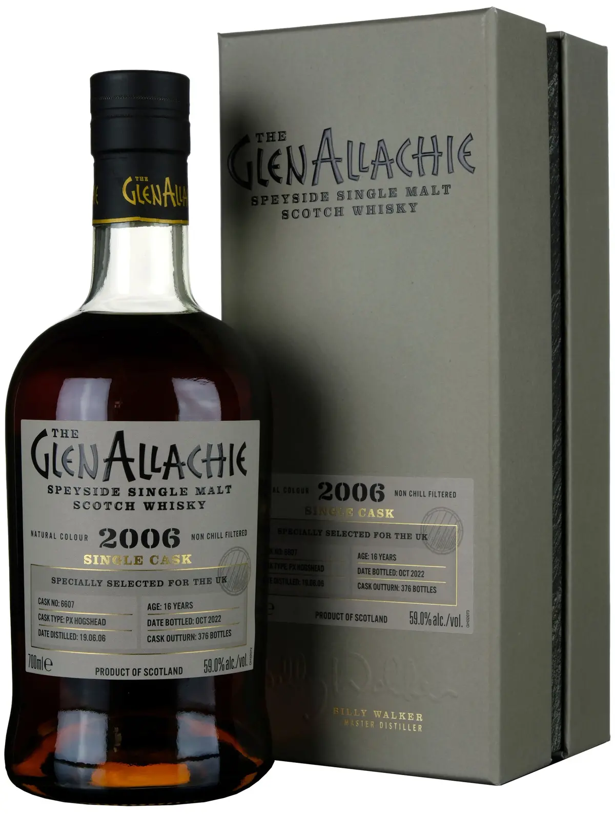 Glenallachie 2006-2022 | 16 Year Old Single Cask 6607 Uk Exclusive 1