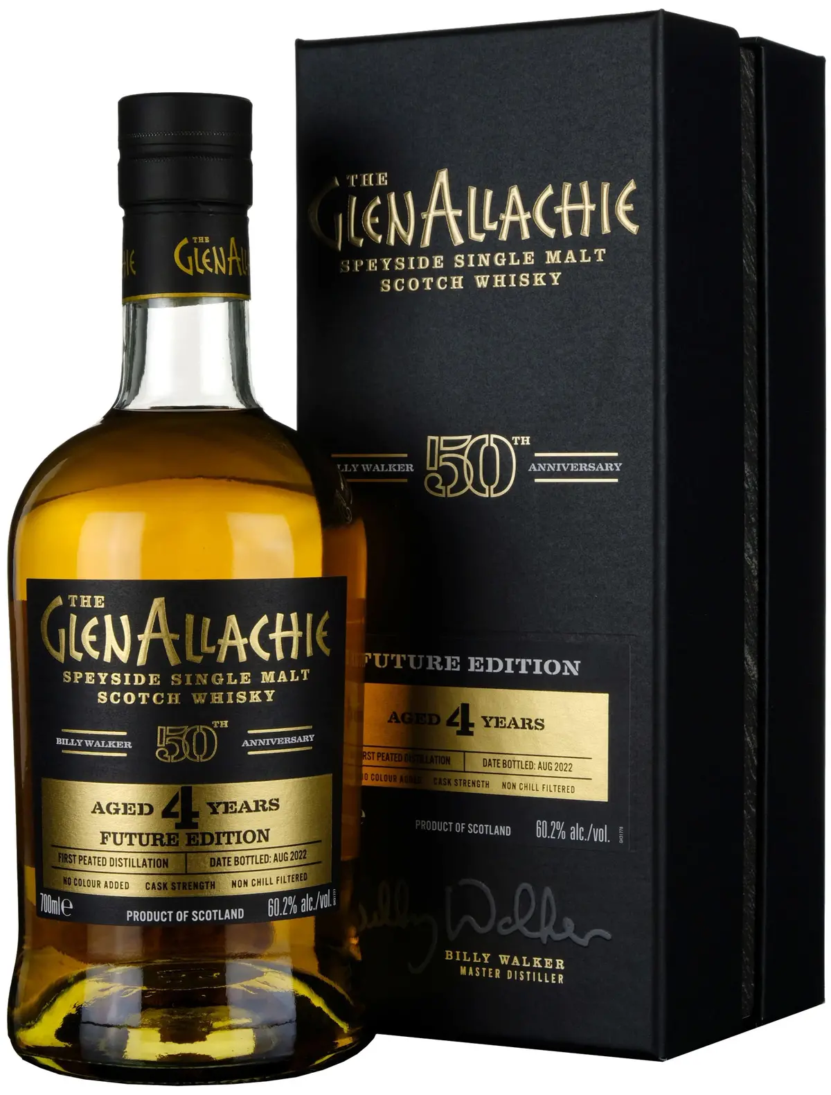 Glenallachie 4 Year Old Billy Walker 50Th Anniversary Future Edition Bottled 2022 1