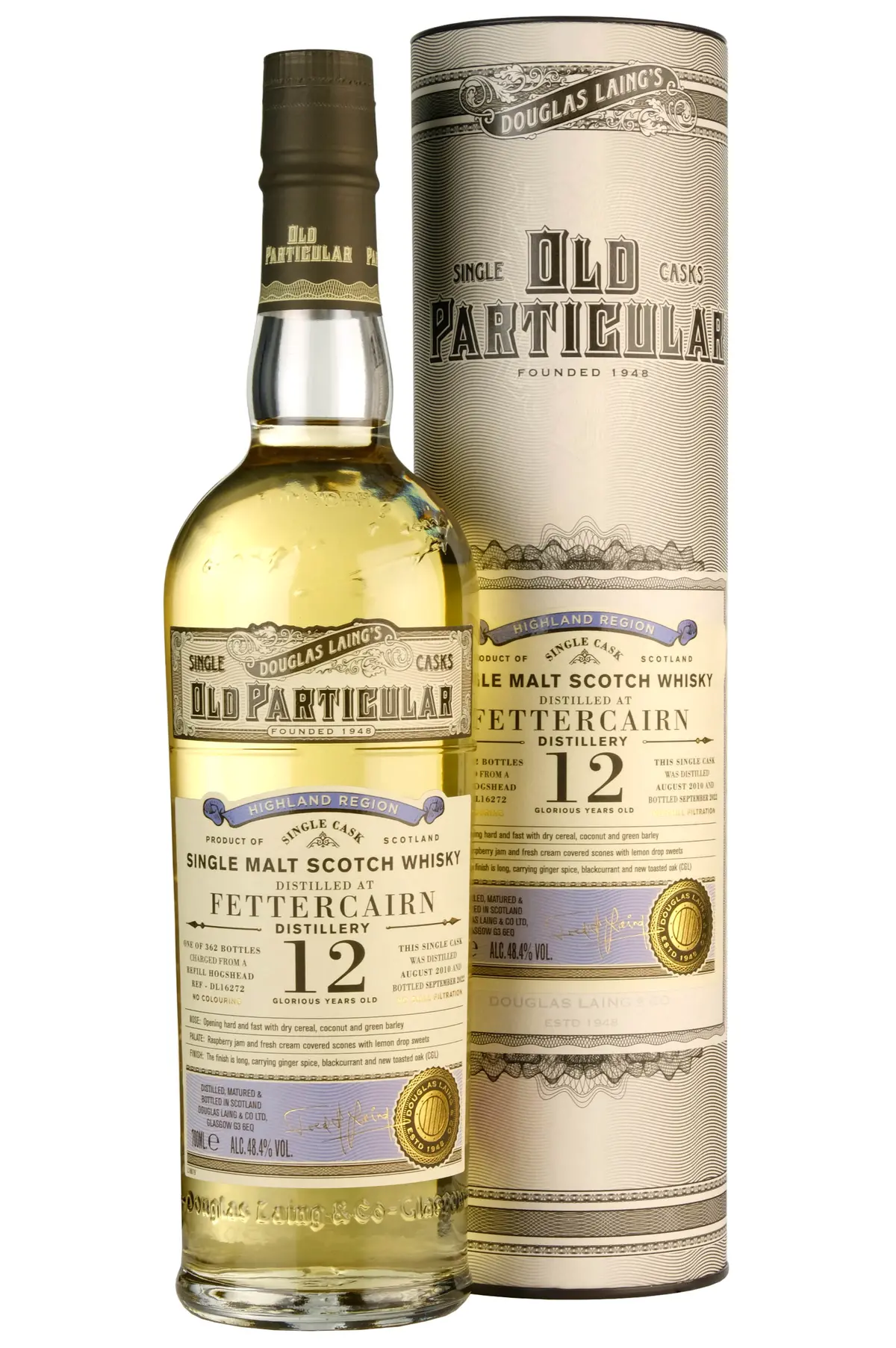 Fettercairn 2010-2022 | 12 Year Old | Old Particular | Single Cask Dl16272 1