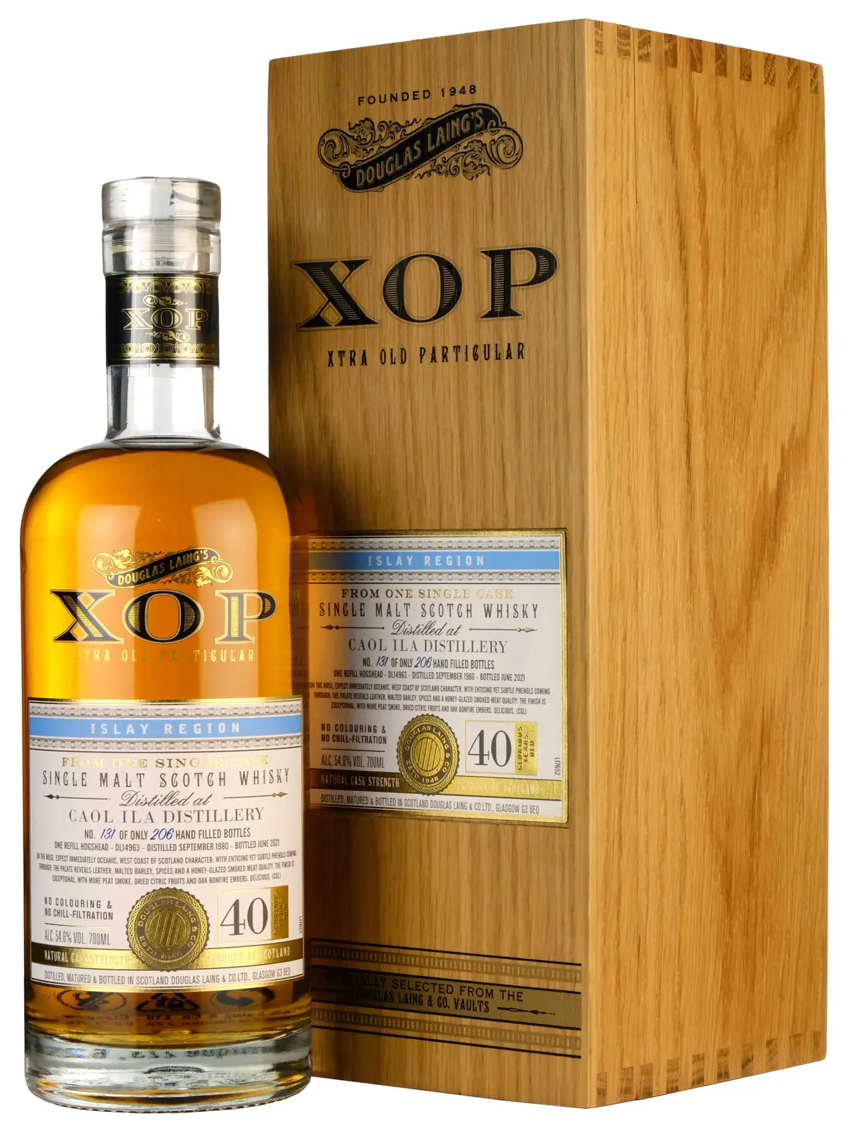 Caol Ila 1980-2021 | 40 Year Old Xop Single Cask Dl14963 1