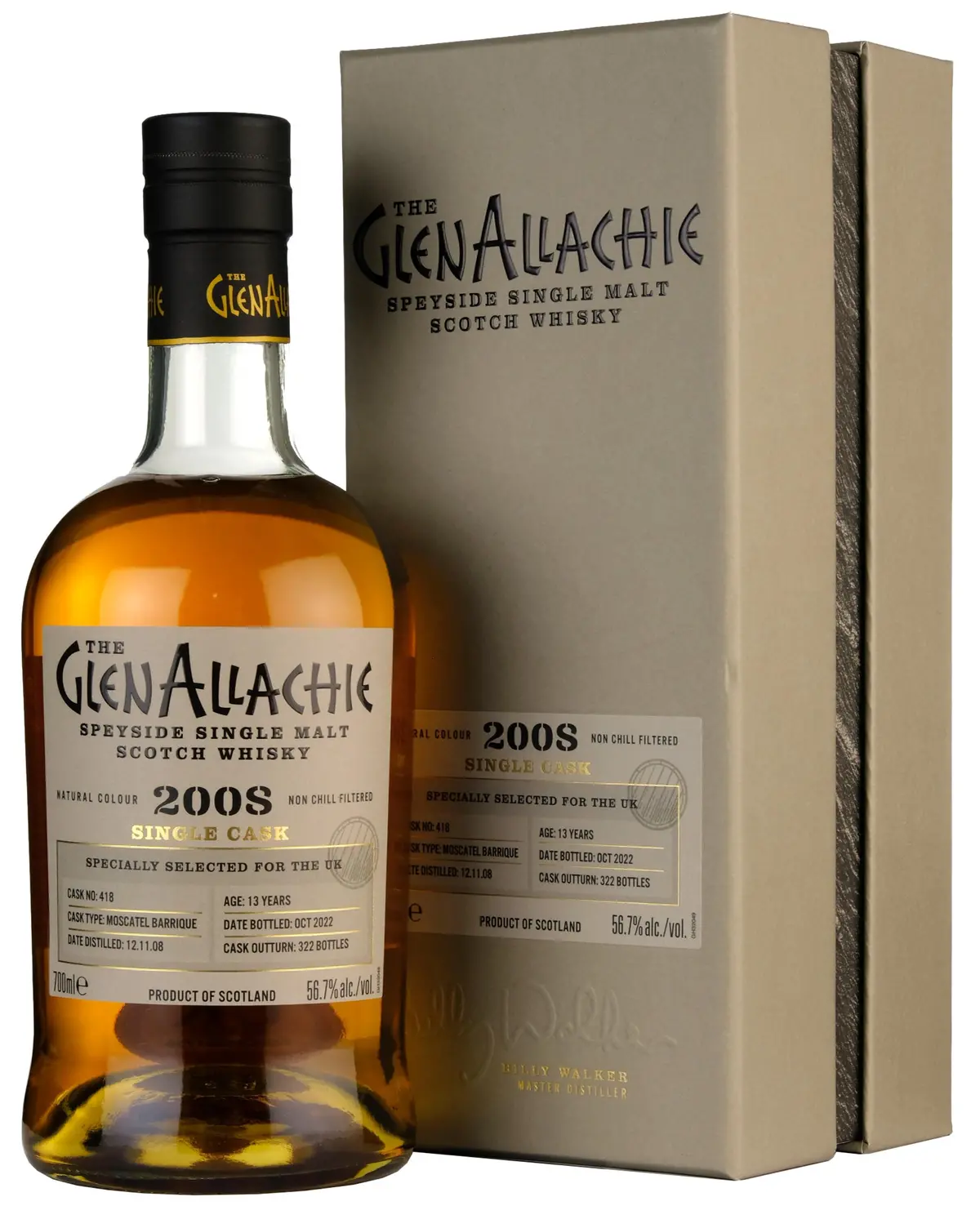 Glenallachie 2008-2022 | 13 Year Old Single Cask 418 1