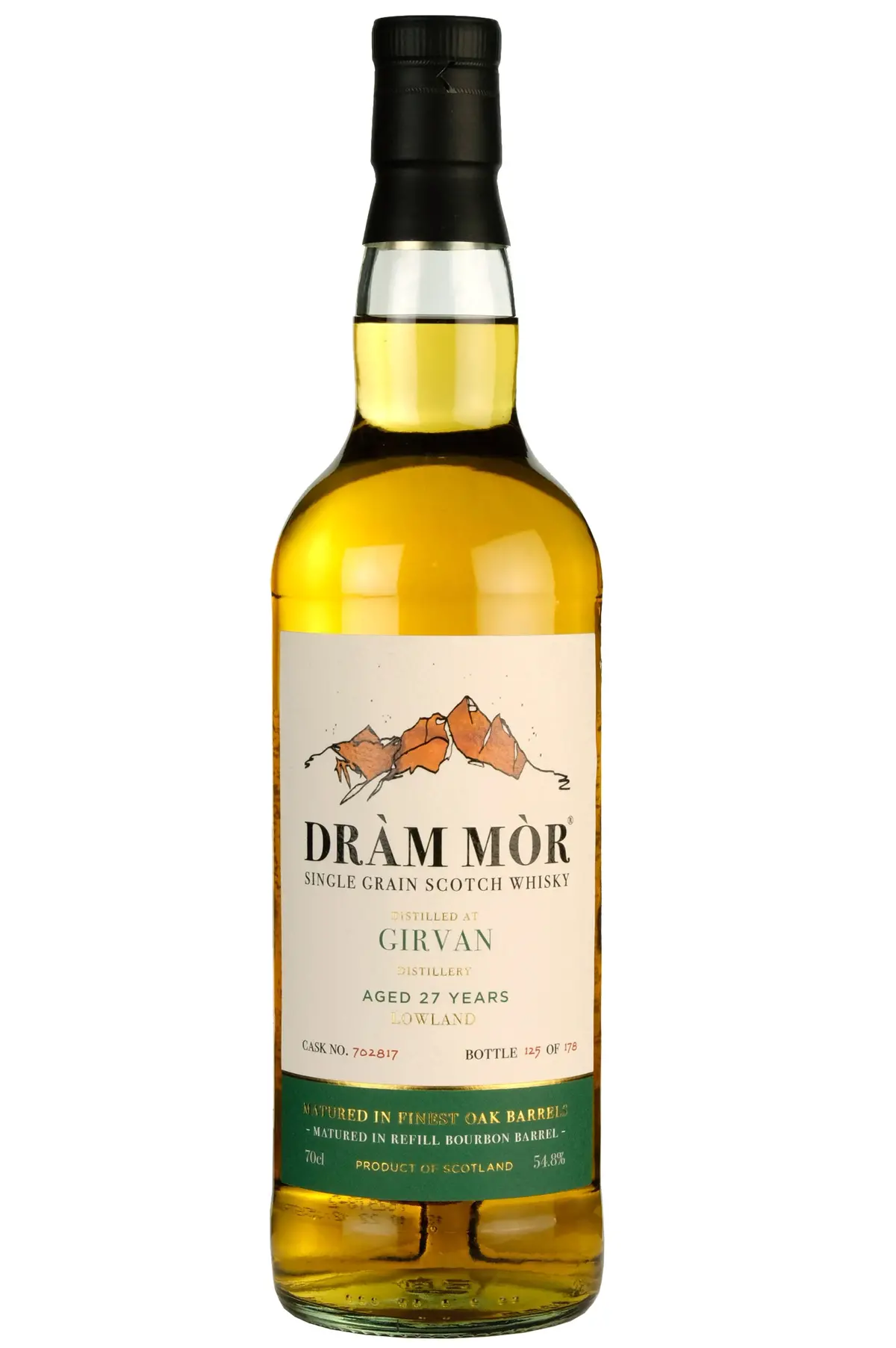 Girvan 1995-2022 | 27 Year Old Dram Mor Cask 702817 1