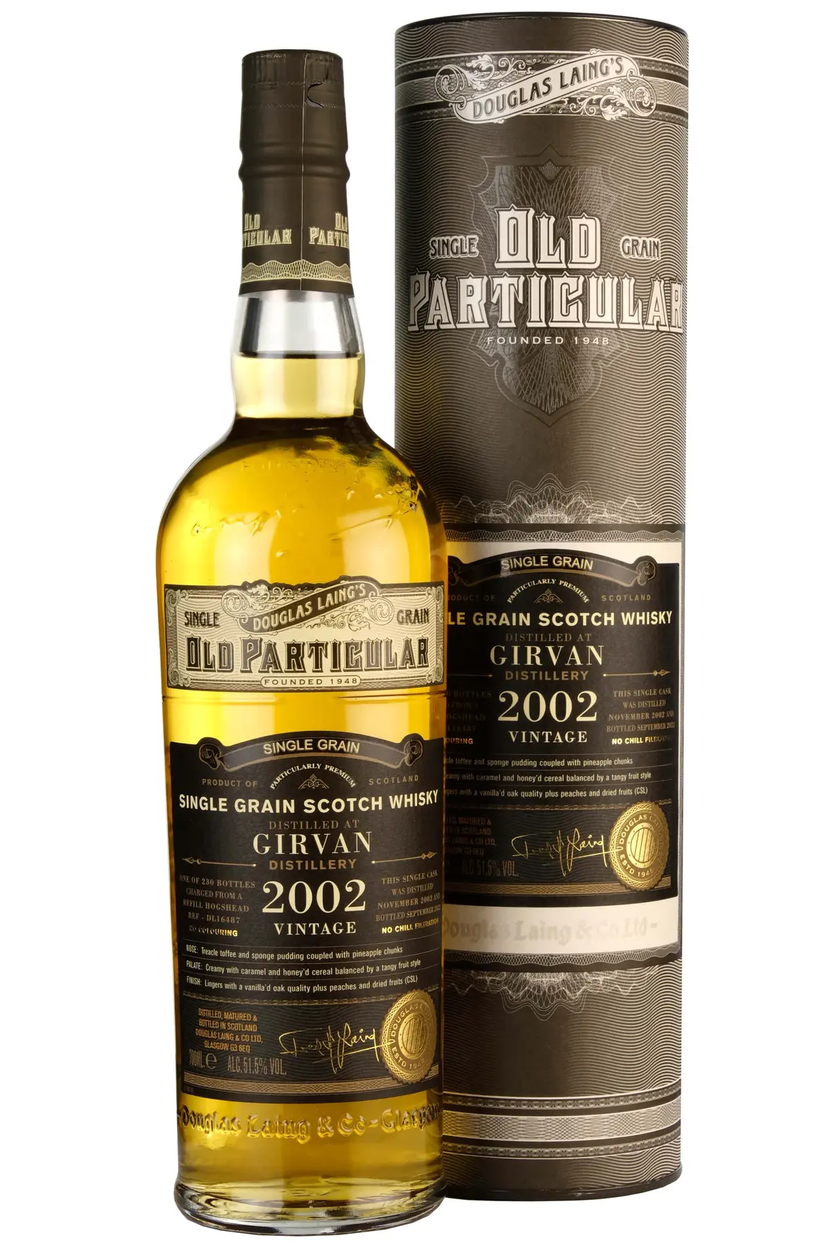 Girvan 2002-2022 | 19 Year Old Douglas Laing Old Particular Single Cask Dl16487 1