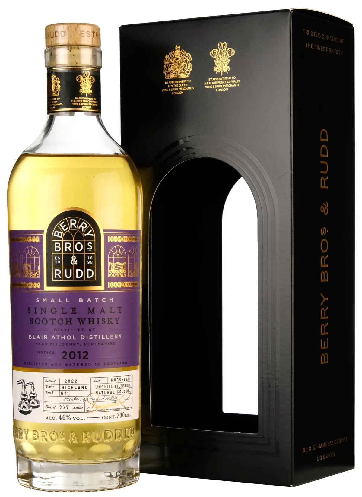 Blair Athol 2012-2022 | 10 Year Old Small Batch Berry Bros 1
