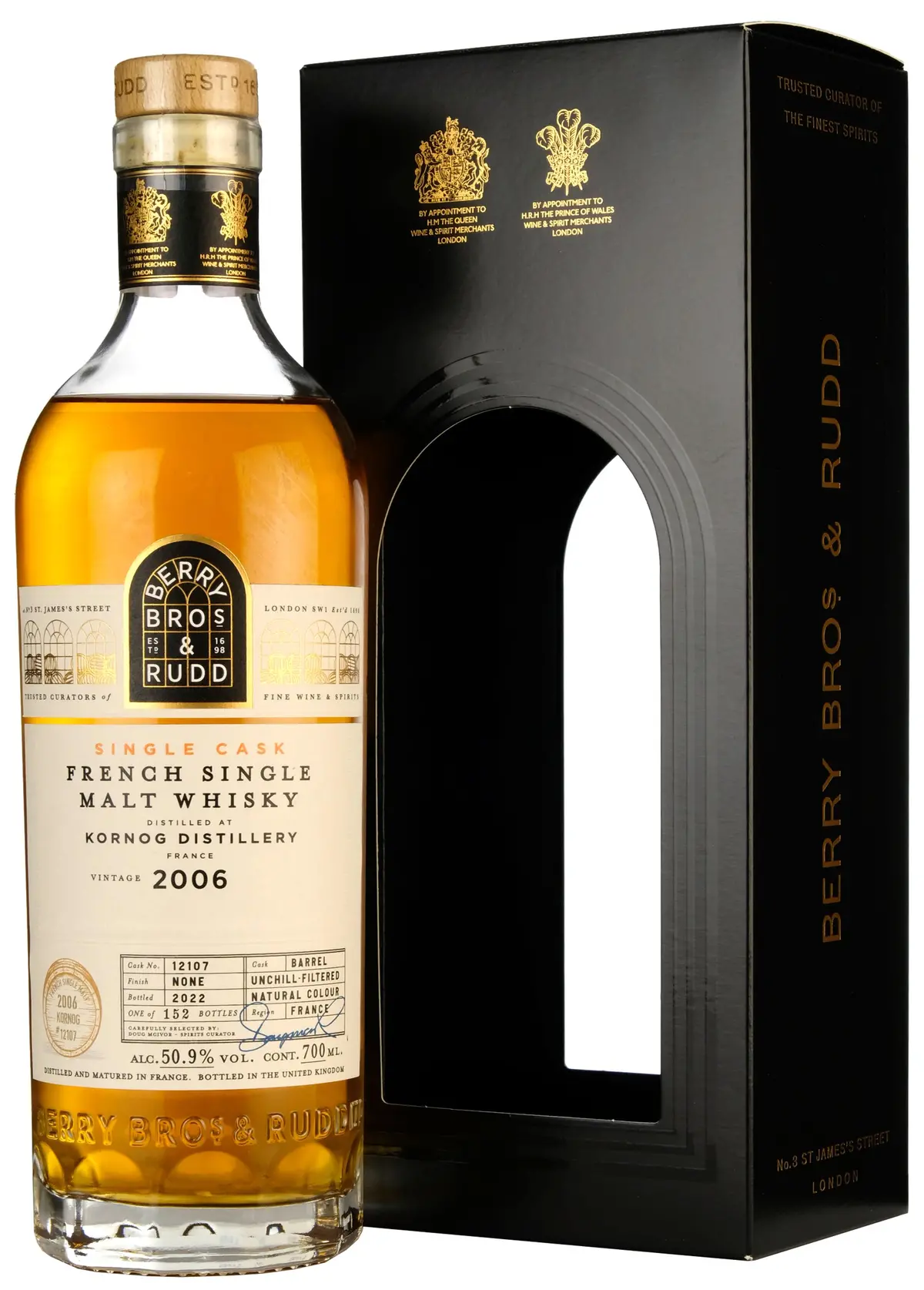 Kornog 2006-2022 | 16 Year Old Berry Bros & Rudd Single Cask 12107 1