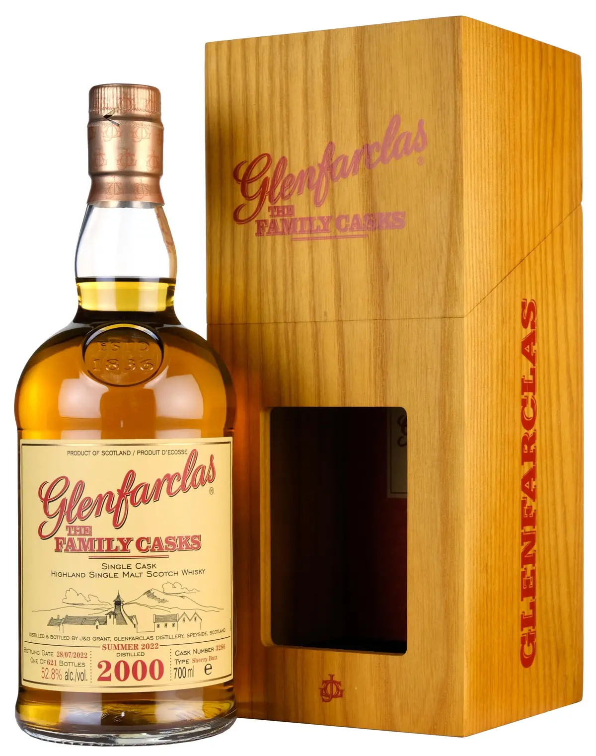 Glenfarclas 2000-2022 | 22 Year Old The Family Cask 3286 1