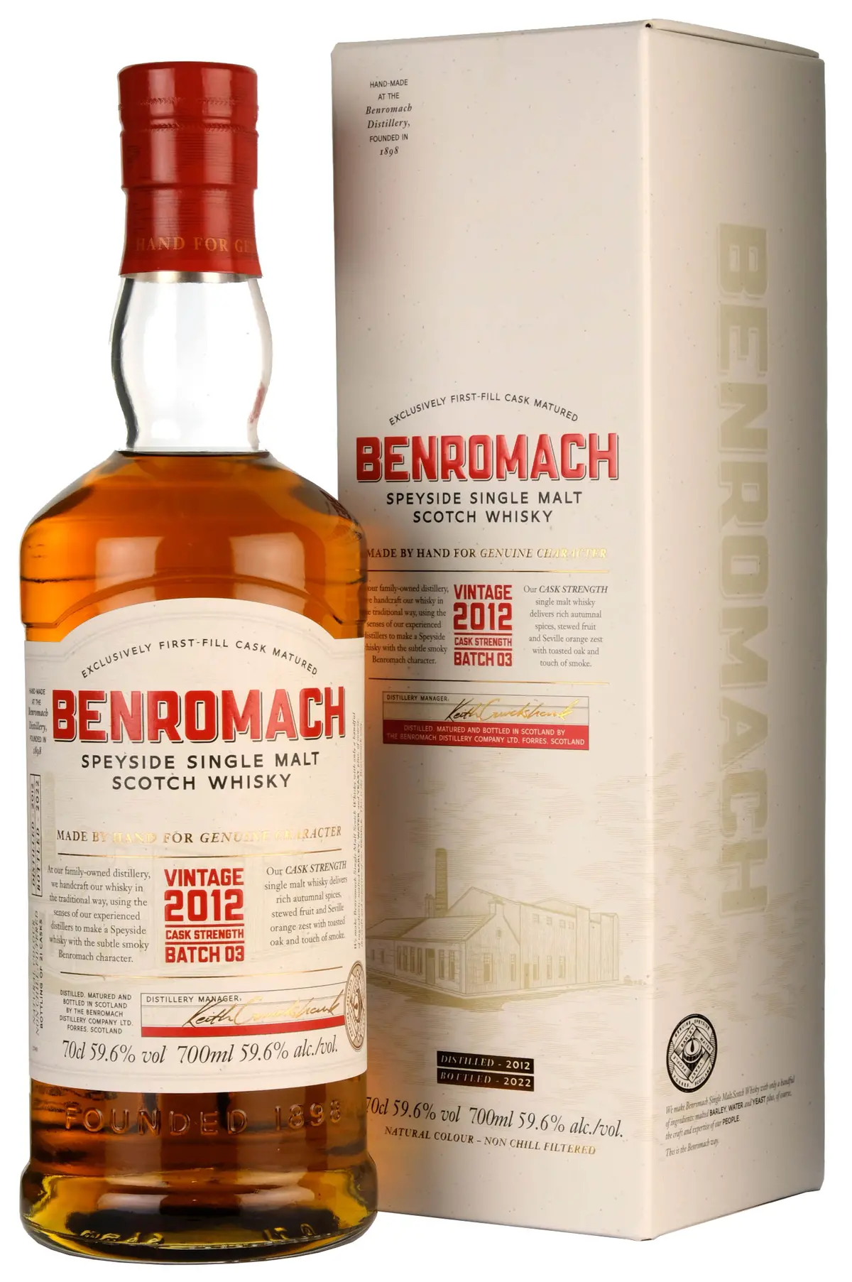 Benromach Cask Strength 2012 Batch 3 1